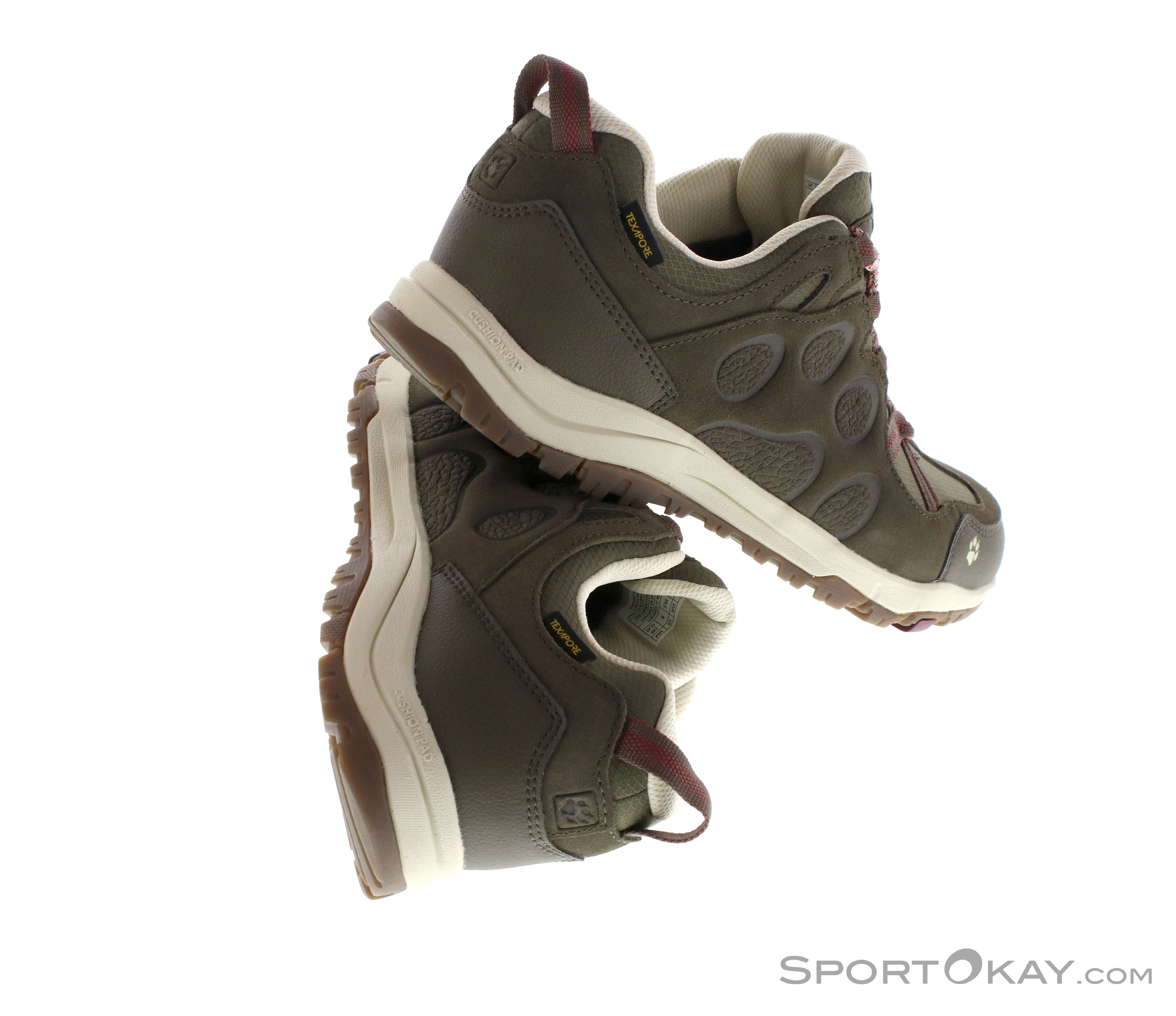 Jack Wolfskin Rocksand Texapore Womens Leisure Shoes Leisure