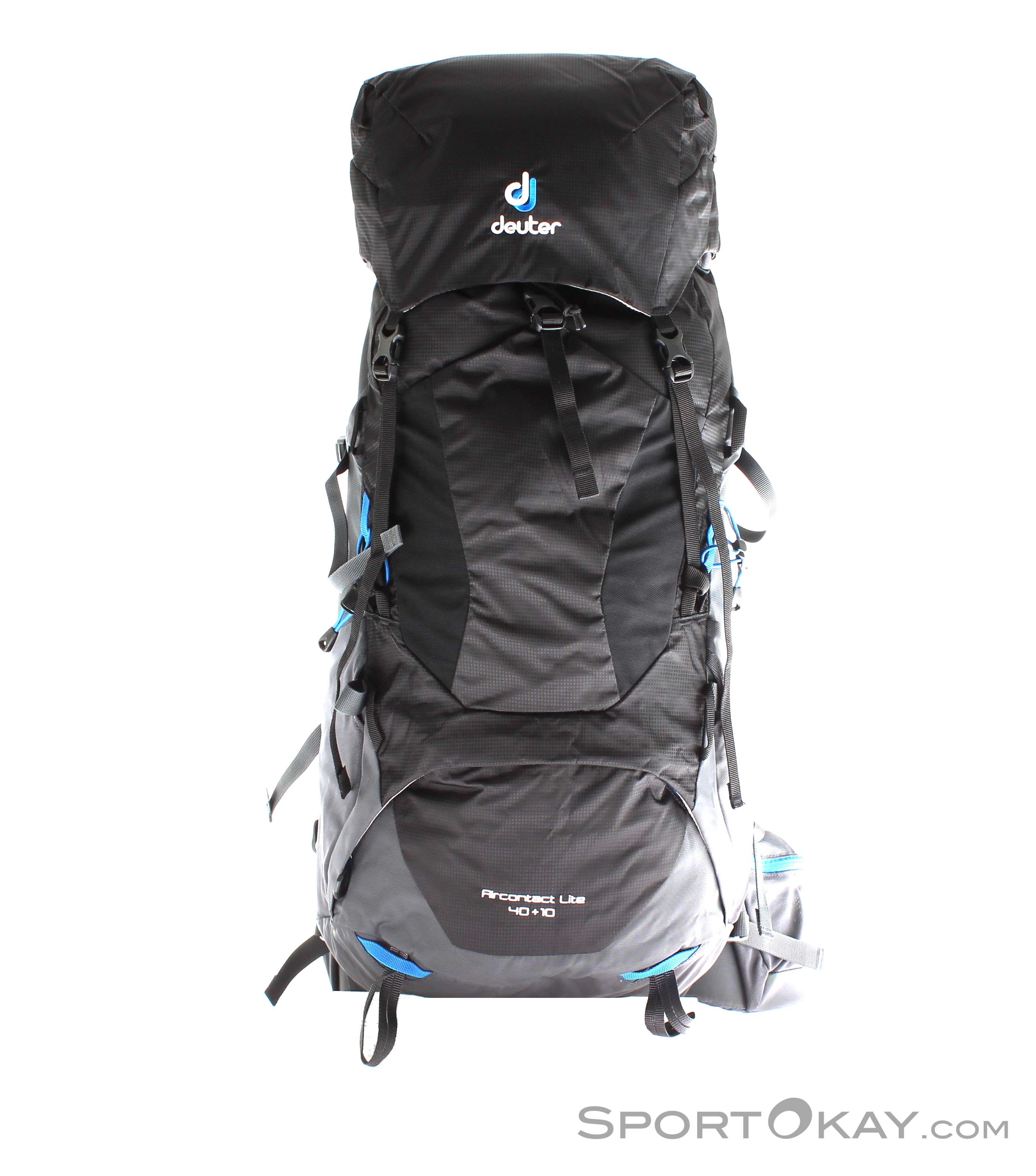 deuter aircontact lite 40+10l backpack Unisex 40 + 10 L, Lightweight Backpacking & Hiking for Men & Women, 40 + 10 Liters walking pole holder Deuter Aircontact Lite 40 +