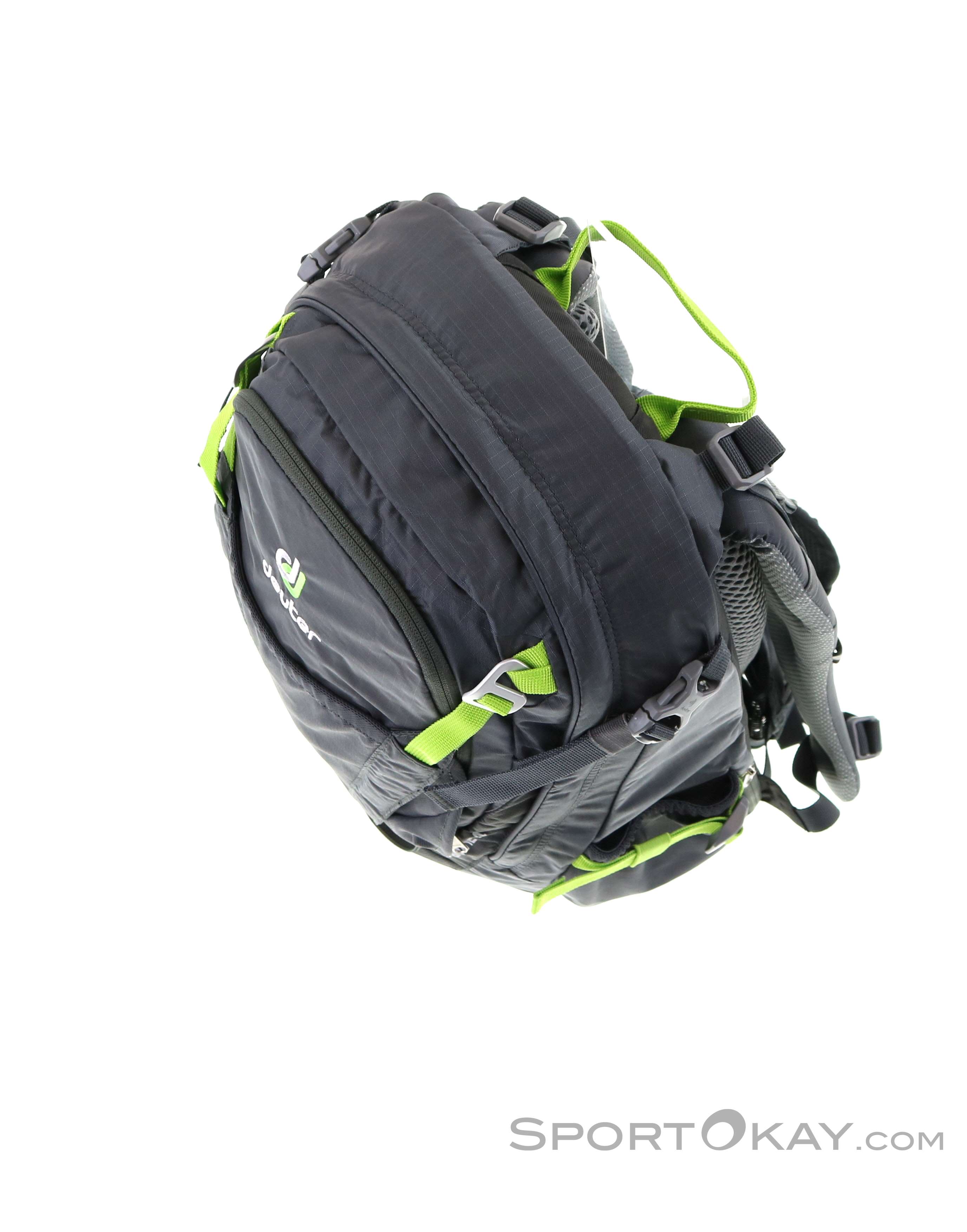 Deuter Trans Alpine 30 Fietsrugzak Zwart/Groen