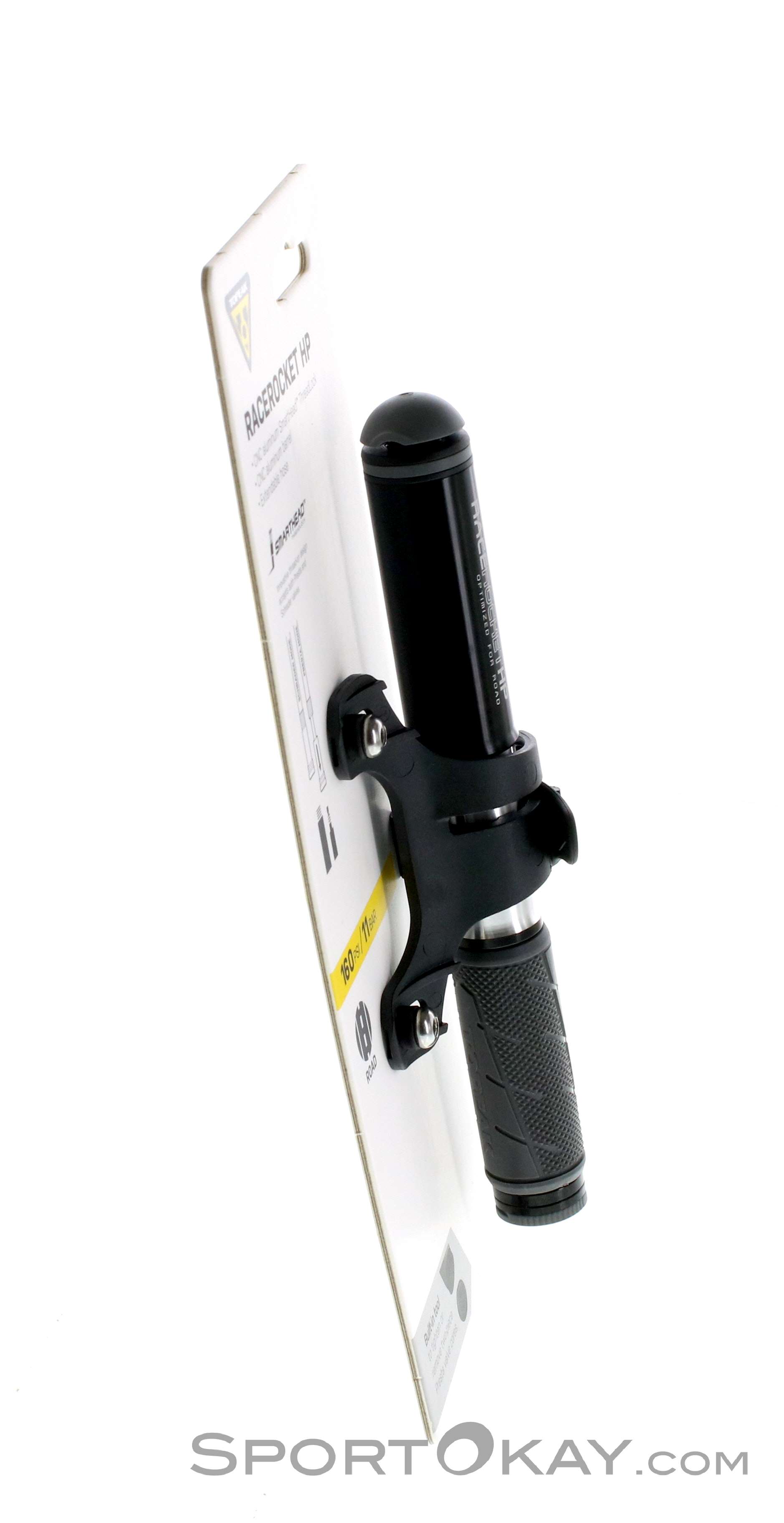 Pompe à Vélo Topeak RaceRocket HP - Haute Pression 11 Bar - Pour Valves Presta Et Schrader - Ultra Légère 82g
