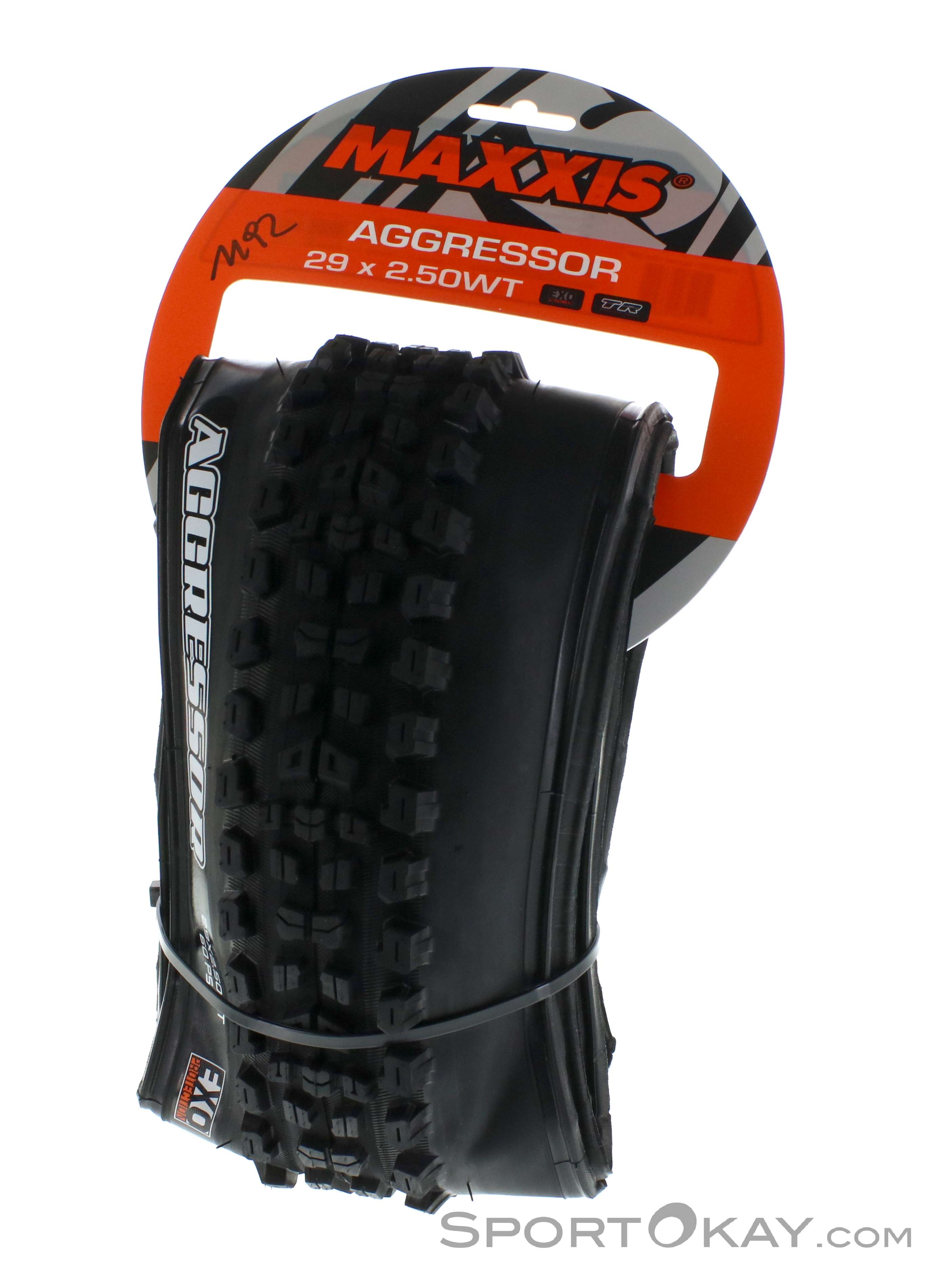 Pneumatico Maxxis Aggressor EXO TR 29x2.50 (63-622) – Pieghevole, Tubeless Ready, Per Mountain Bike E Trail