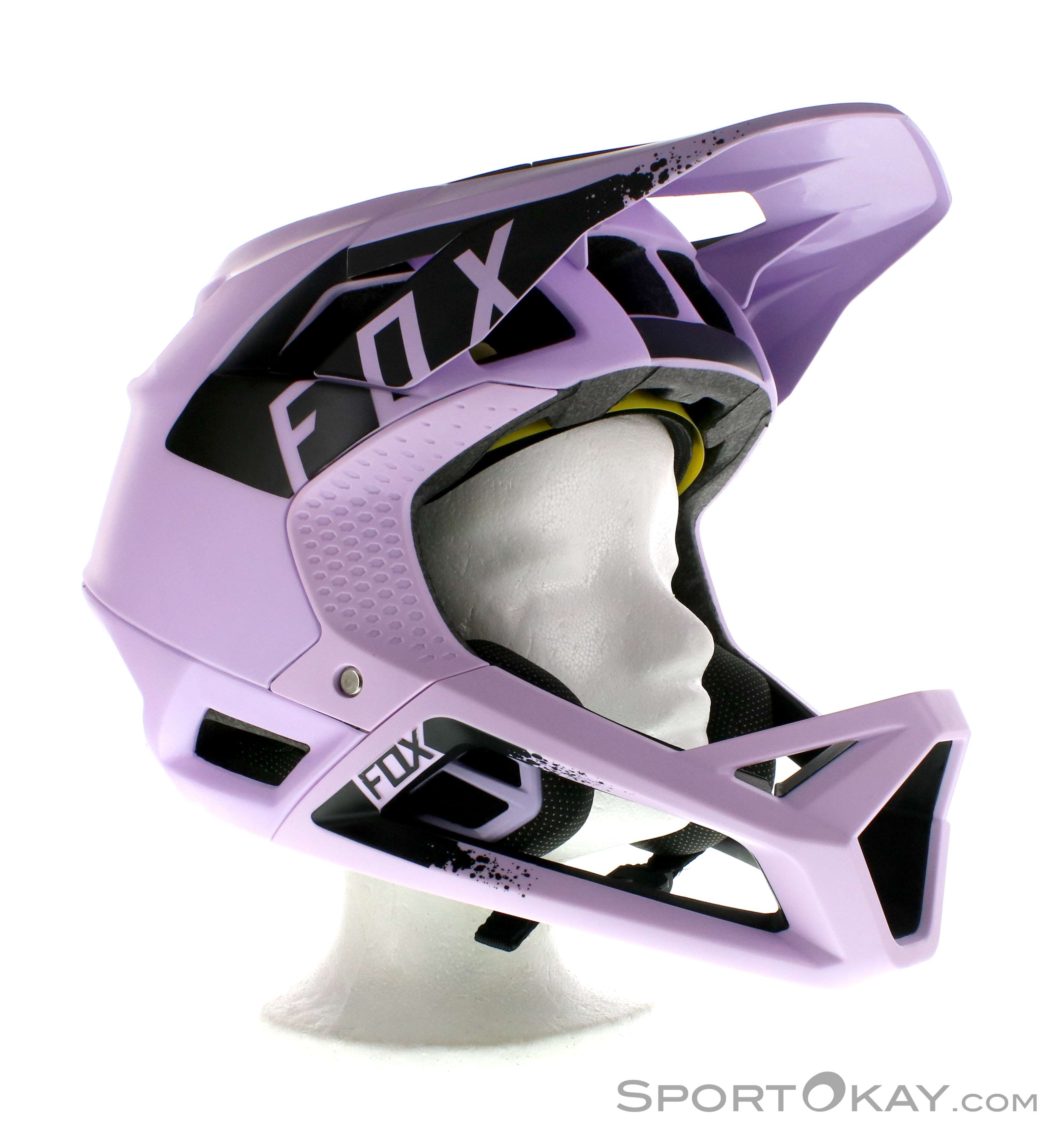MRDEAR Motocross-Helm Full Face – Schwarz/Lila, ABS/EPS, DOT-geprüft, Für MTB, Enduro, ATV & Dirtbike – Größen S–XL