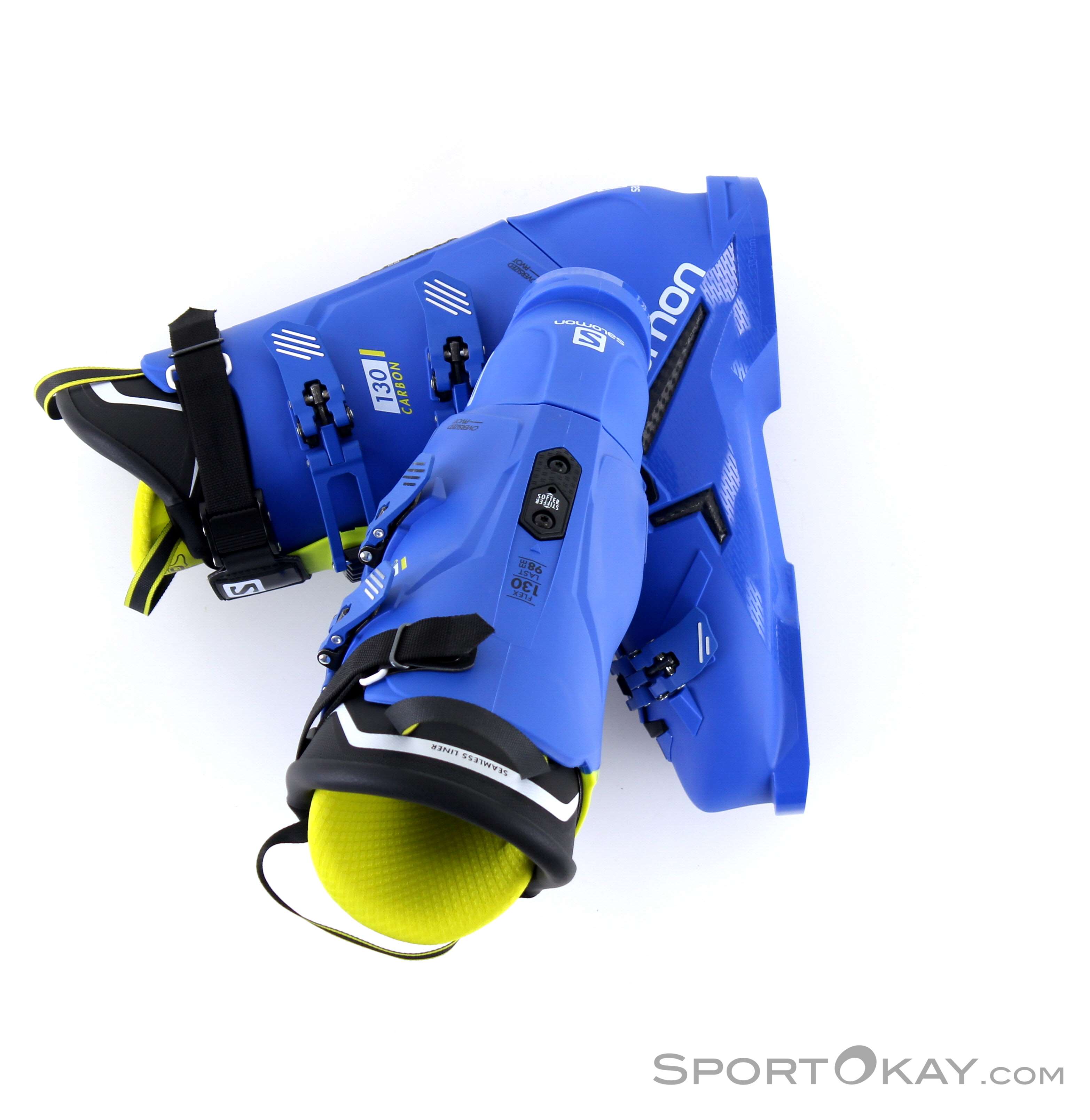 スキー Salomon S/MAX 130 Carbon 25.5 SALOMON S MAX 130 CARBON BLUE 25.5 - SKI CELLAR SNOWBOARD