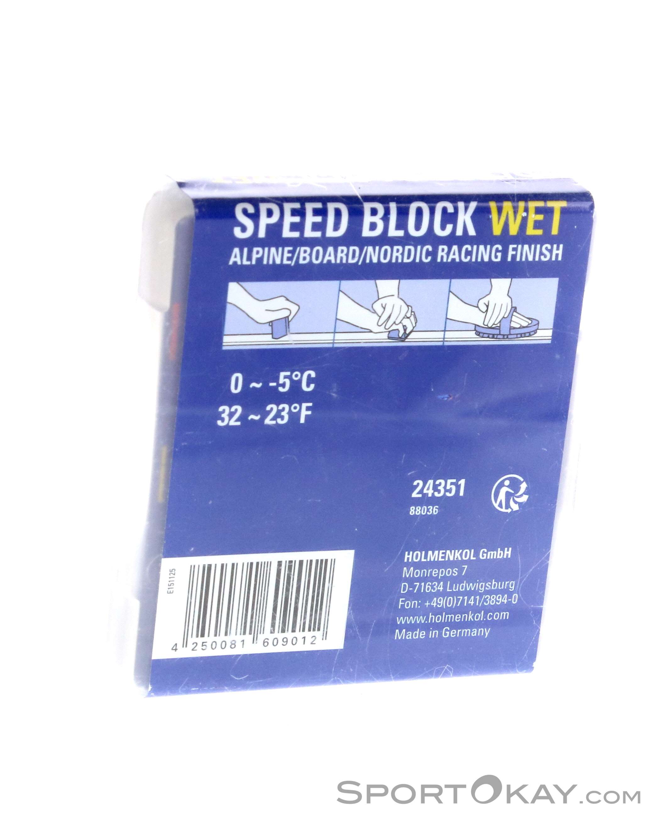 Holmenkol Speedblock Wet 15g Wachs - Wachs - Skipflege