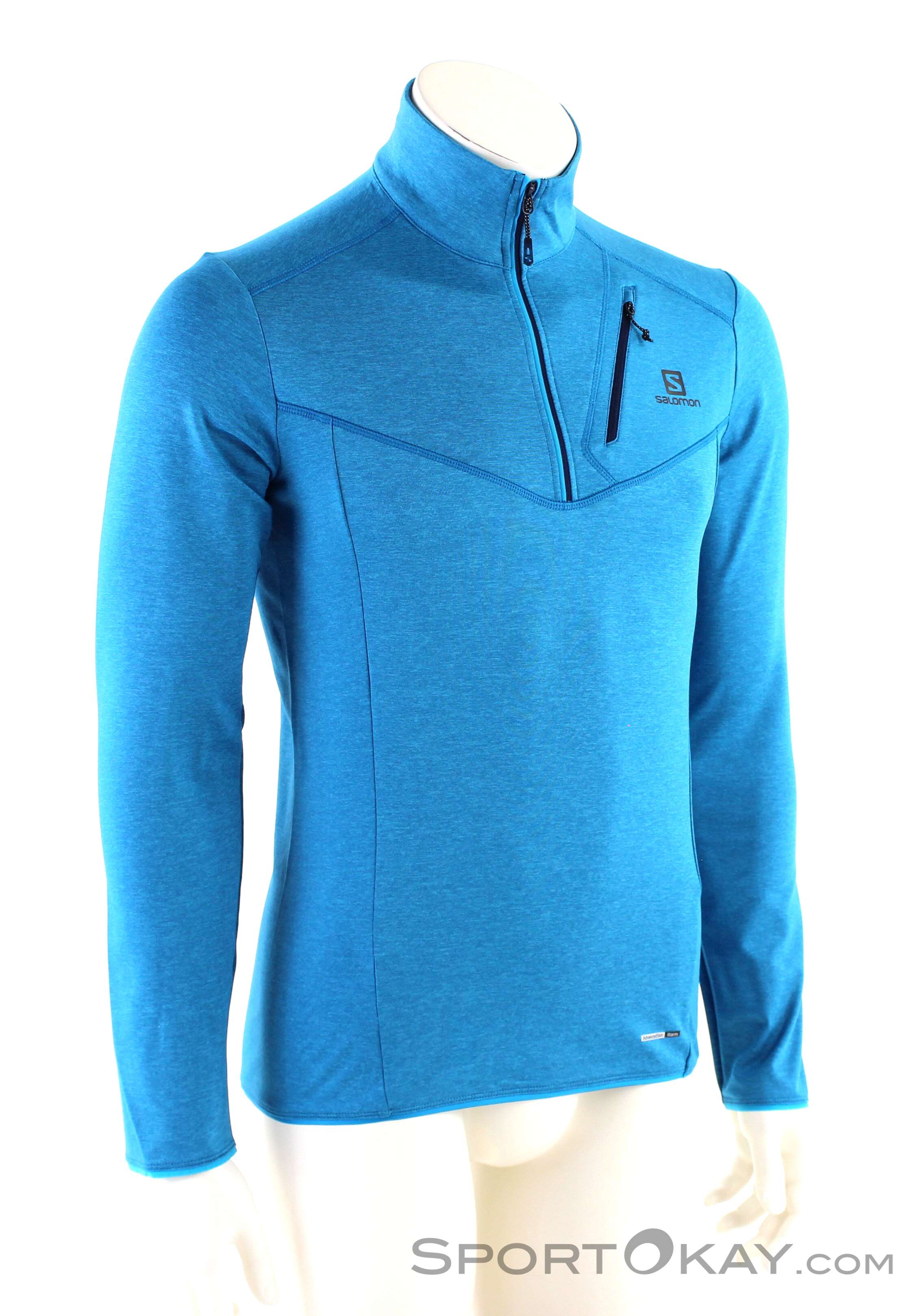 Salomon Discovery FZ Mens Ski Sweater Sweaters Outdoor