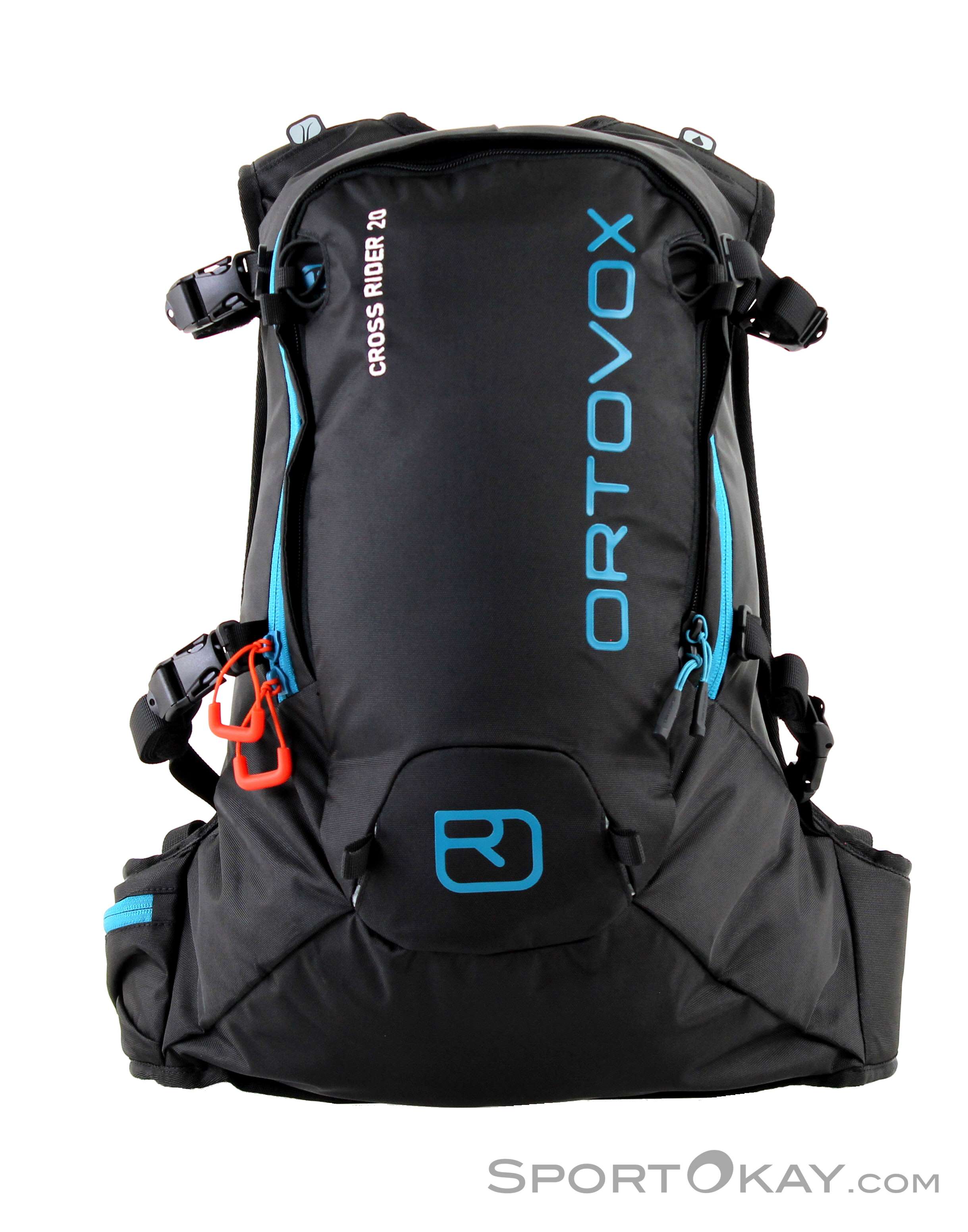 Ortovox Cross Rider 22 Black Raven Ski / snowboard rugzakken Ortovox Cross Rider 22 Black Raven Ski / snowboard rugzakken