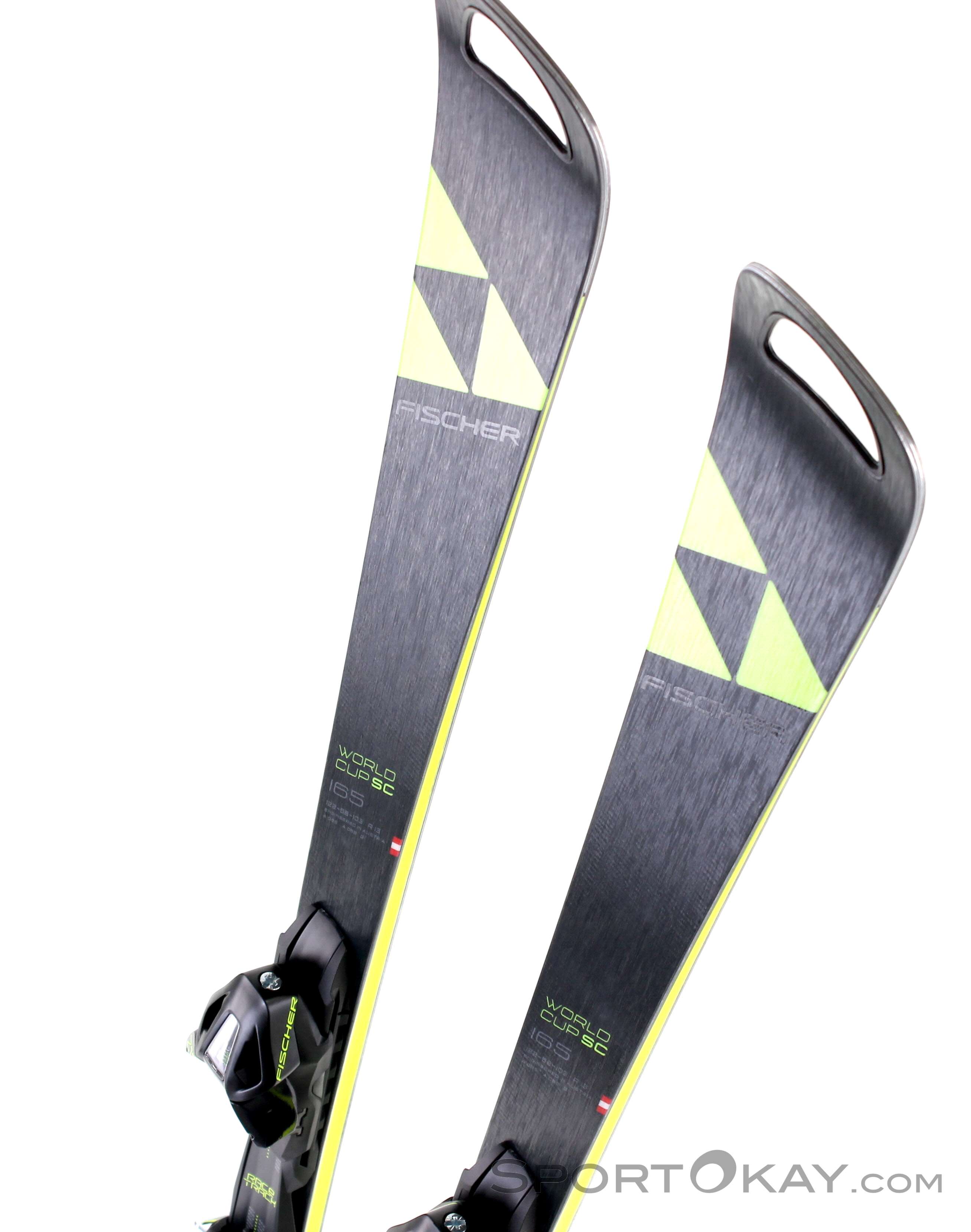 Fischer RC4 WorldCup SC YB + RC4 Z12 GW Ski Set 2019 - Alpine Skis