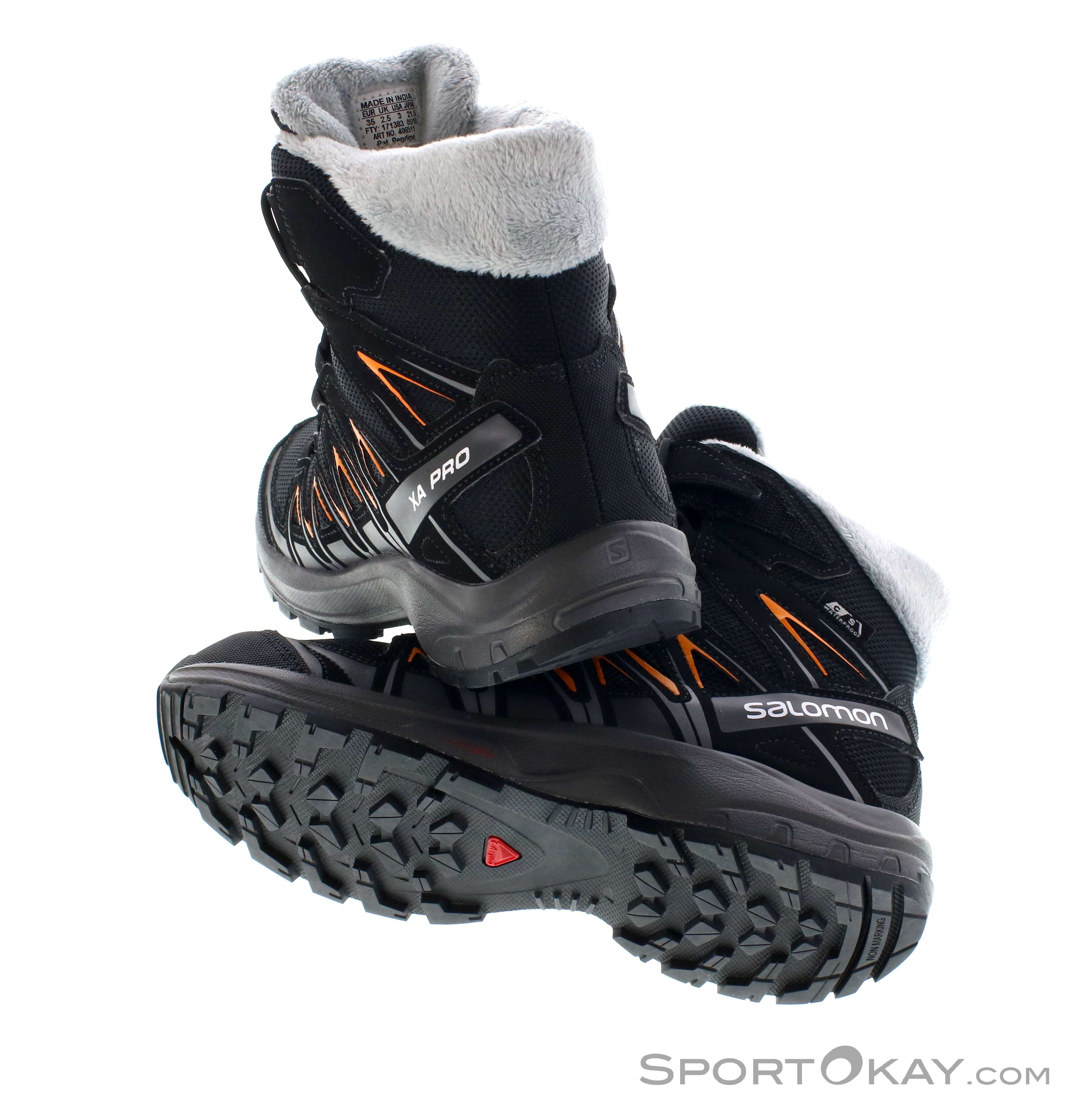 Salomon XA Pro 3D Winter TS CSWP Youth Hiking Boots Chaussures
