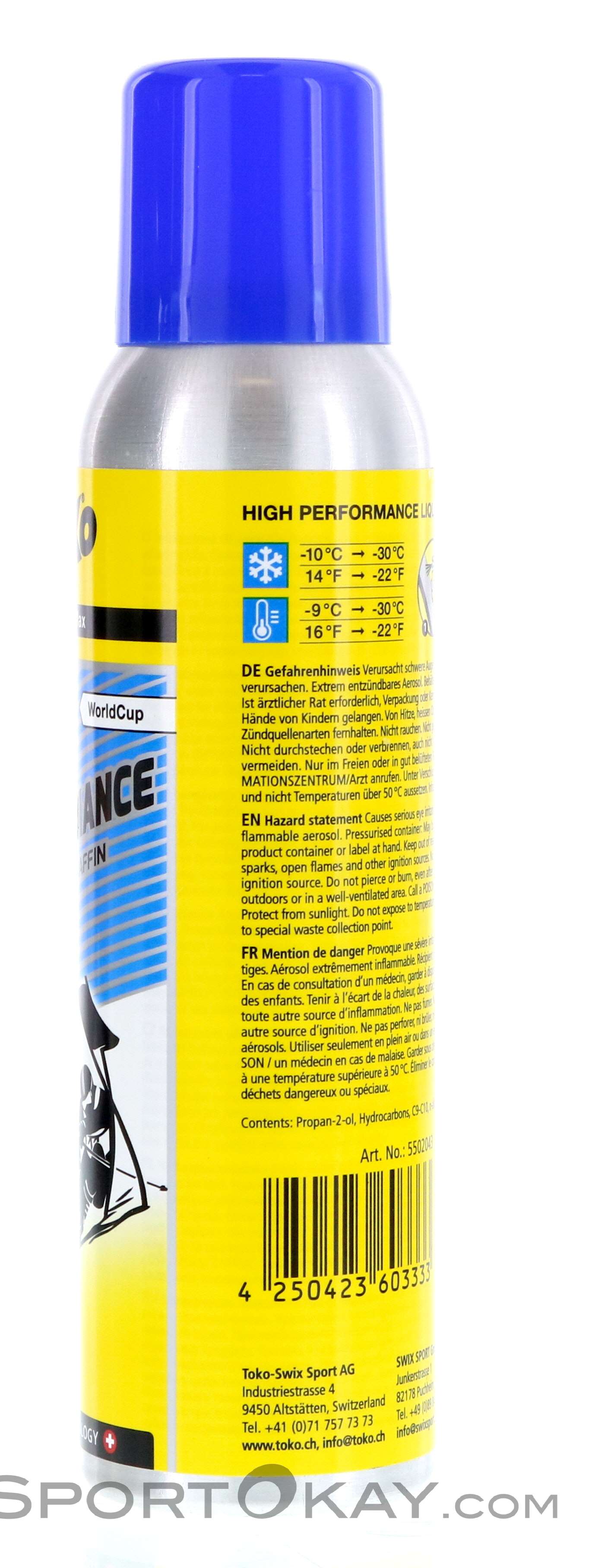 Toko High Performance Liquid vlue 125ml Liquid Wax - Wax - Ski