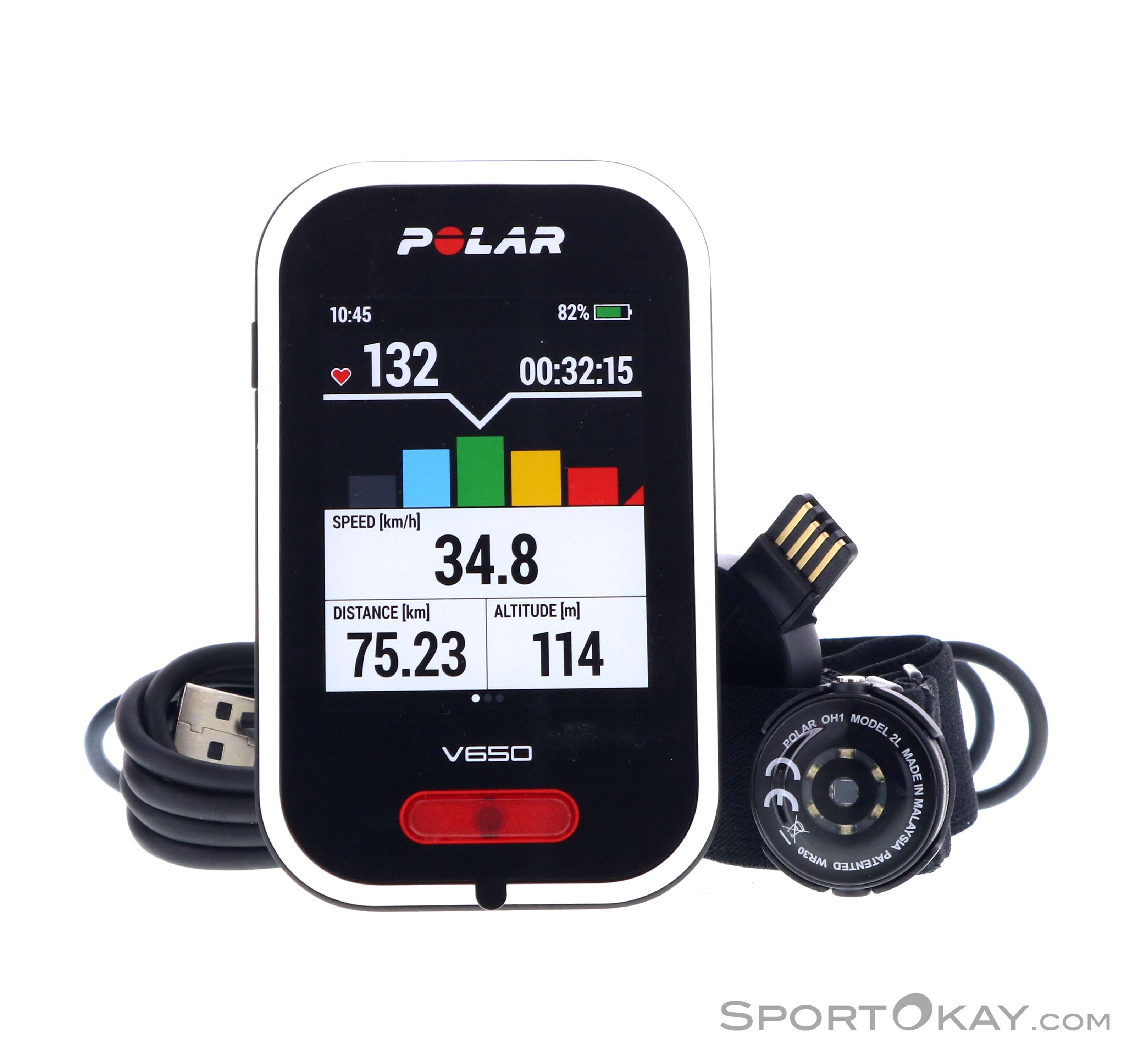 Polar V650 Pulsometro Polar Ciclismo Polar V650 HR Bike Computer