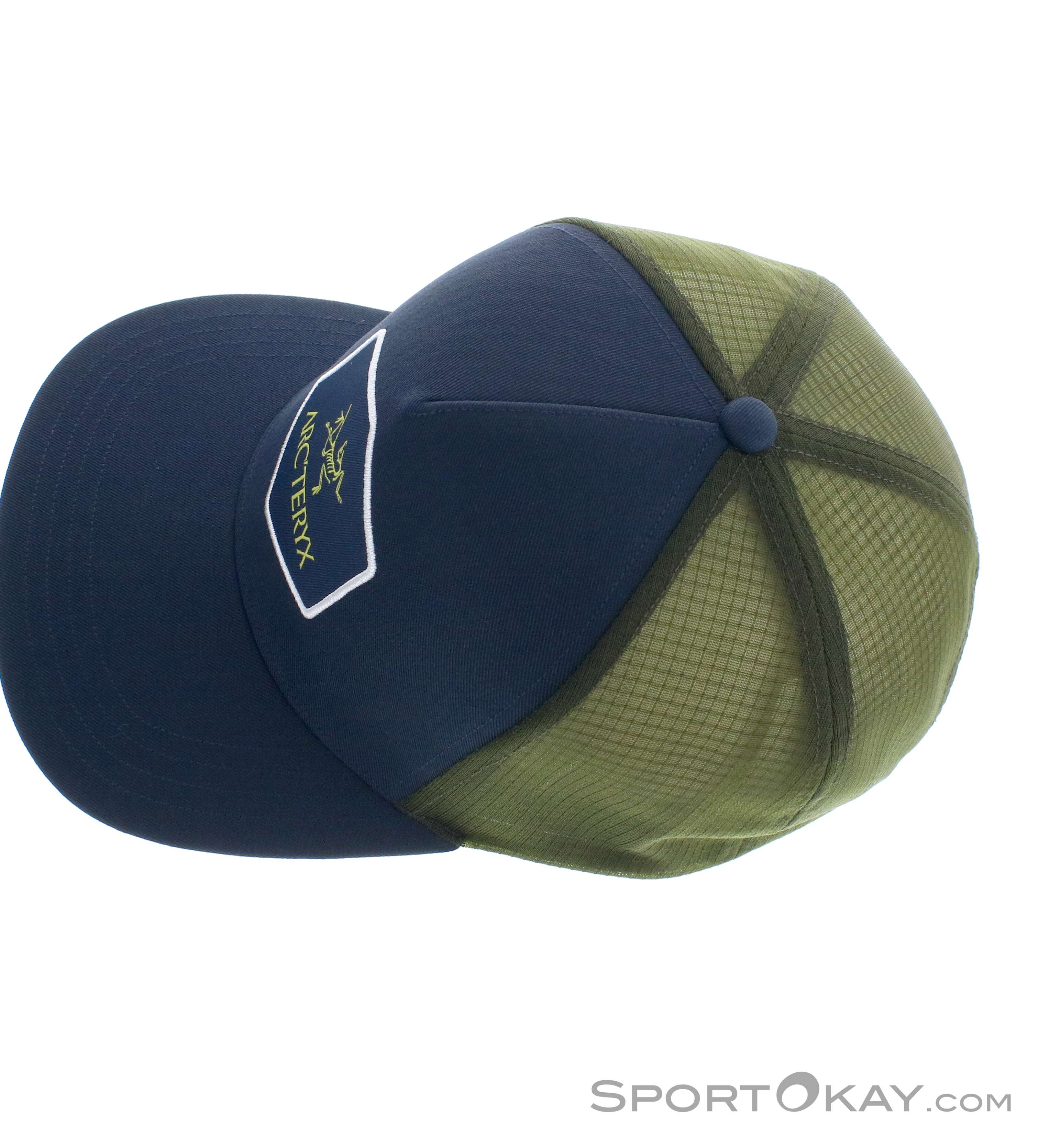 【美品】ARC'TERYX キャップ HEXAGONAL TRUCKER HAT Arcteryx Hexagonal Trucker Hat Baseball Cap - Caps & Headbands