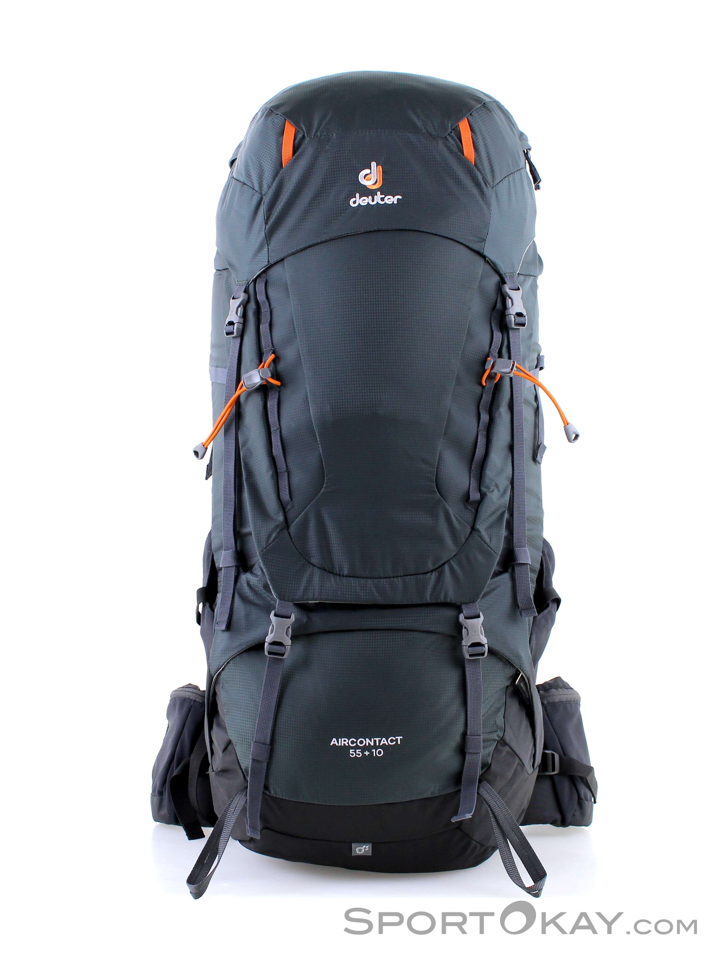 deuter 55 10 backpack Aircontact Core 55+10 SL Grove/Ivy 335142612140 allowing for flexibility in carrying capacity Deuter AirContact 55+10 Backpack -