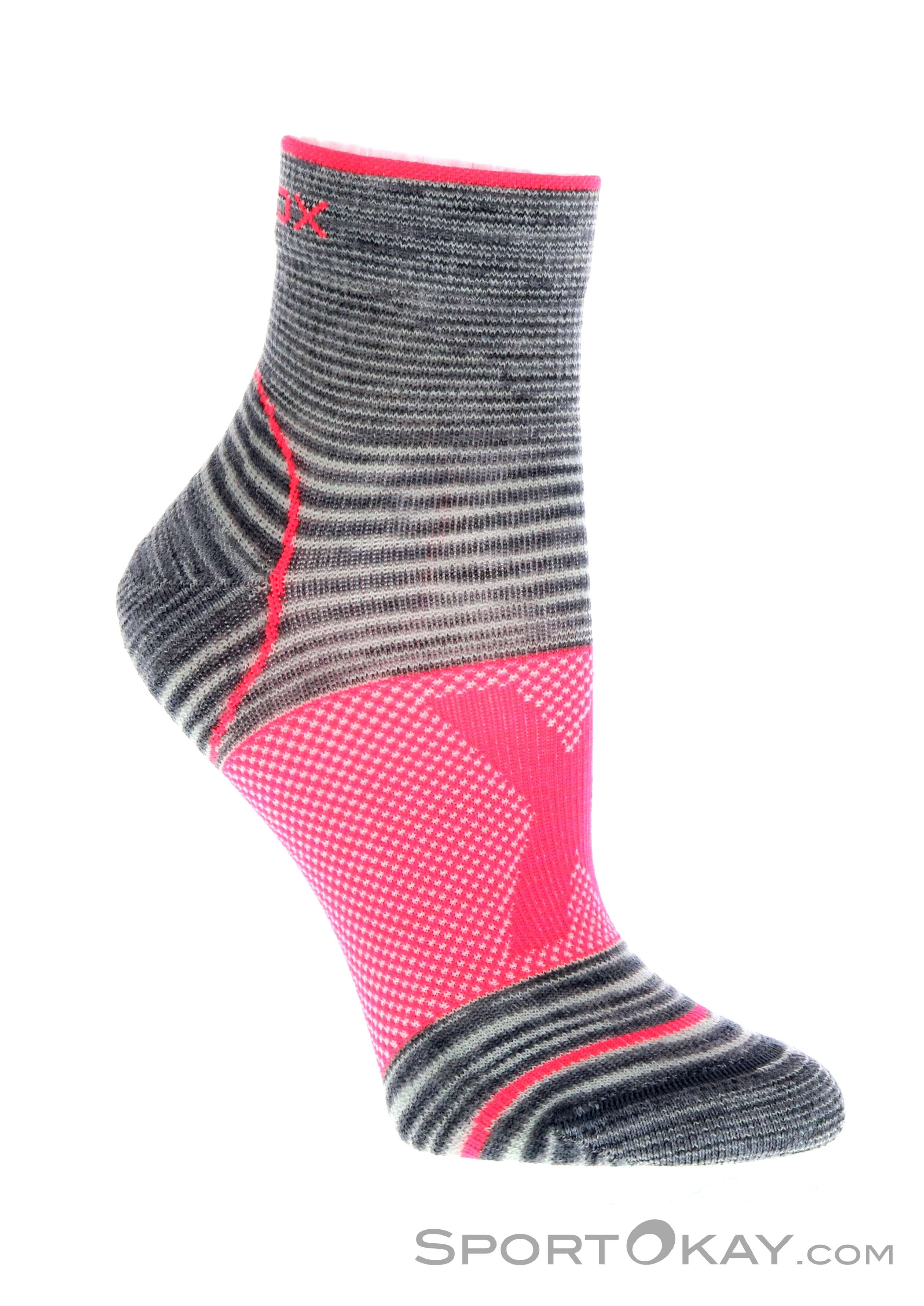 Calzini Da Donna ORTOVOX Alpinist Quarter – Lana Merino Per Montagna, Traspiranti, Vestibilità Ergonomiche