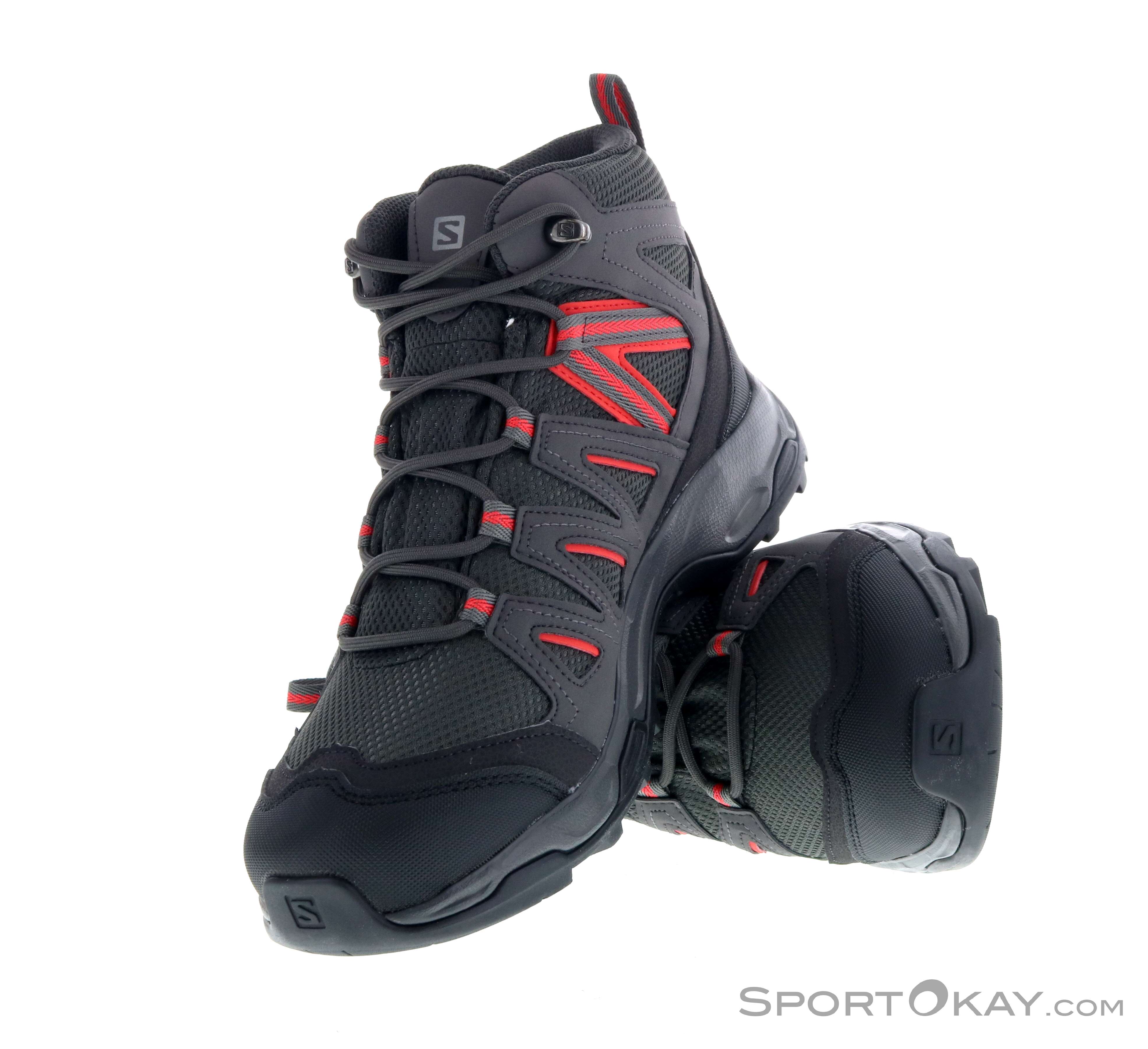 Salomon Hillrock Mid GTX Womens Trekking Shoes Gore-Tex - Hiking Boots -  Shoes \u0026 Poles - Outdoor - All