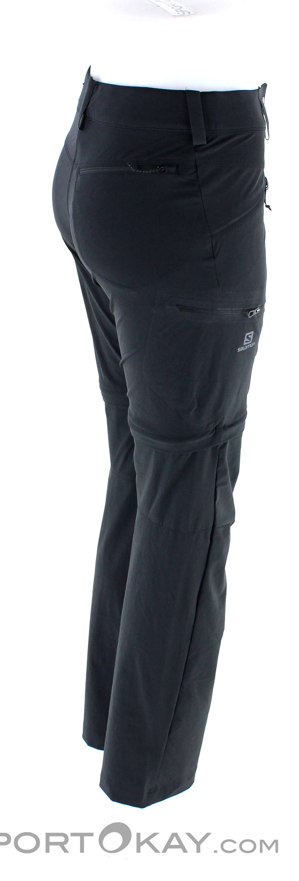 Salomon Wayfarer Straight Zip Pan Womens Outdoor Pants Pants