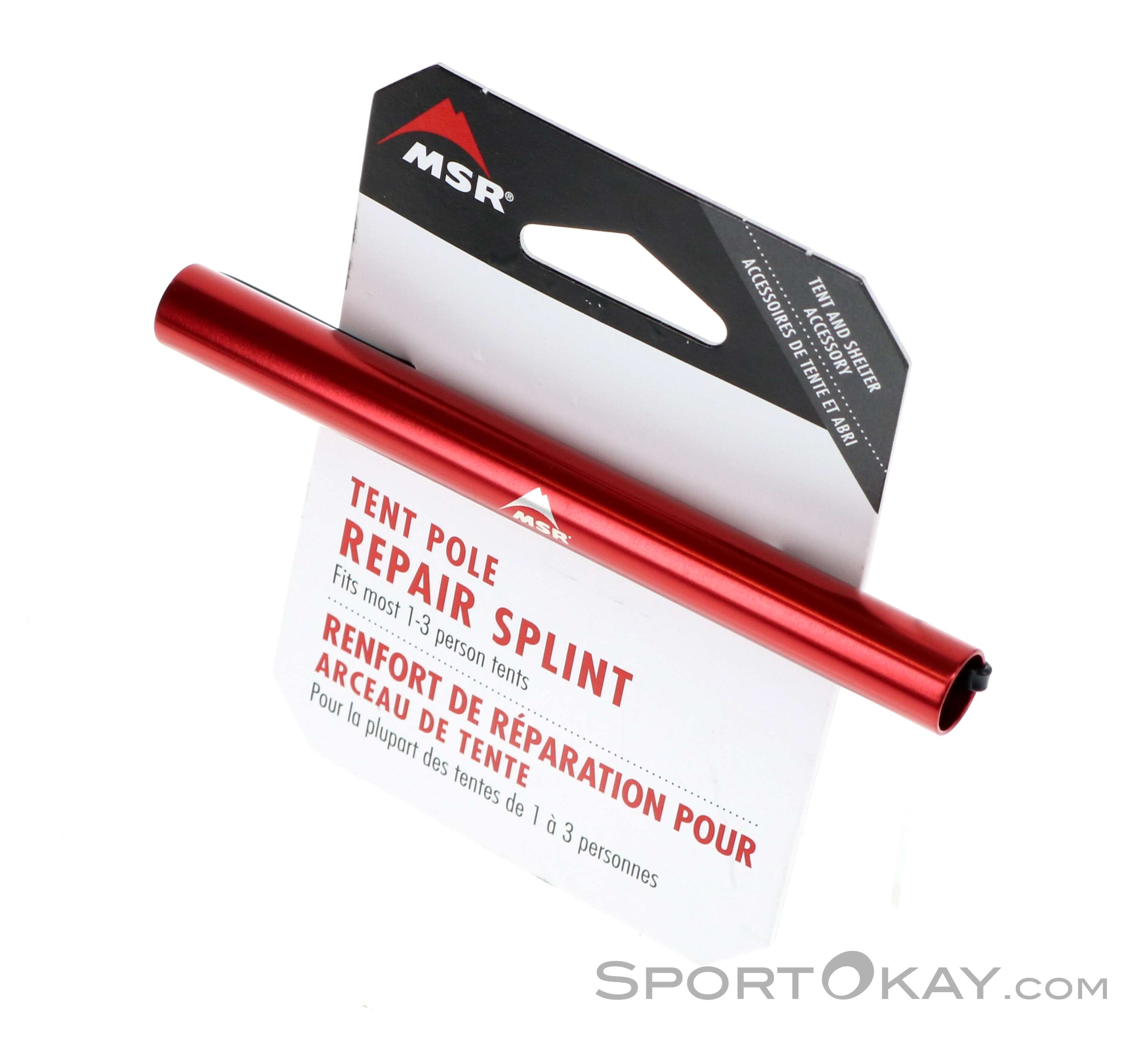 Msr Tent Pole Repair Splint 16 mm : Manchon de réparation pour arceaux cassés