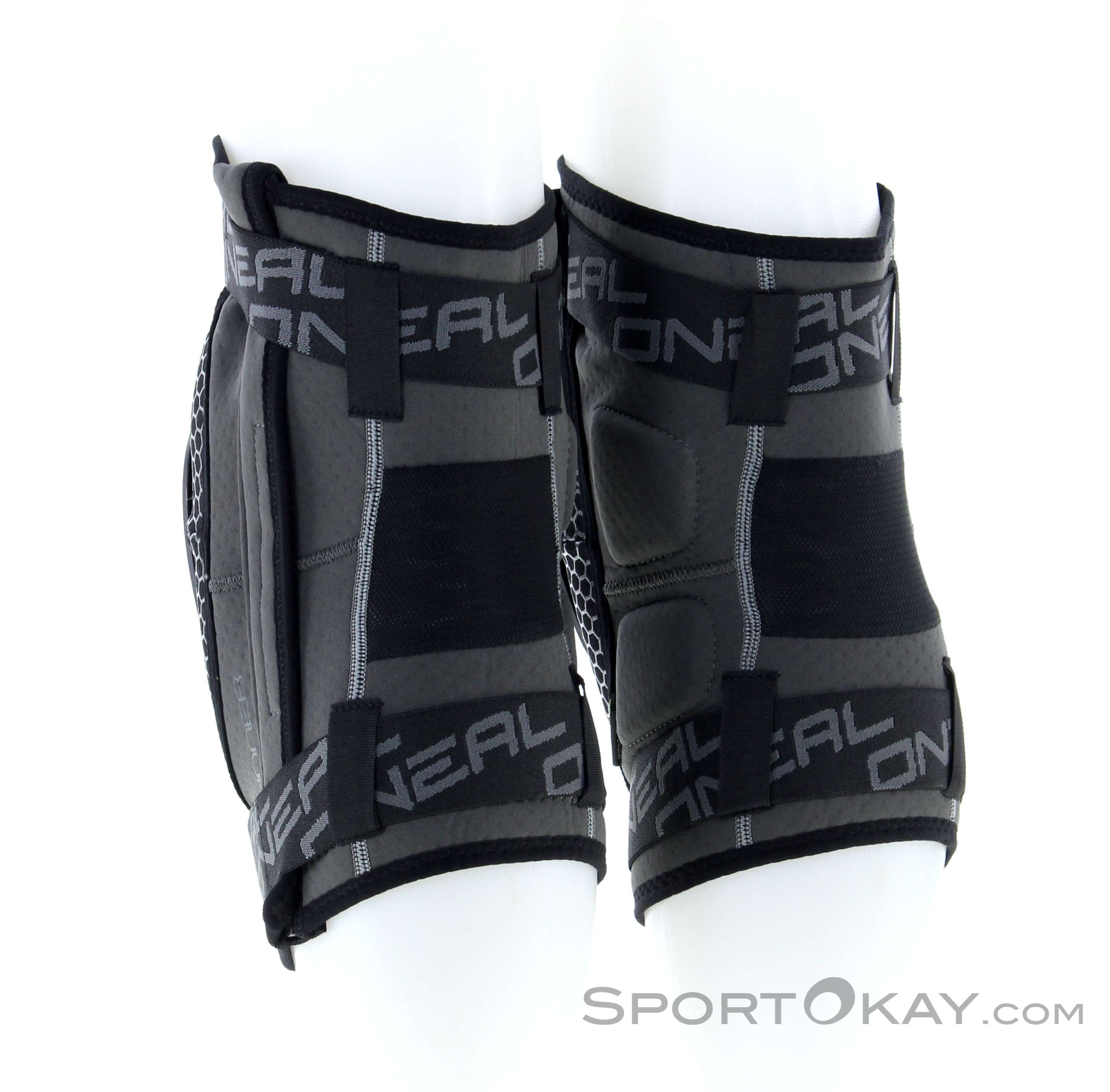 TRAIL FR Kniebeschermers Carbon Look zwart/wit XS