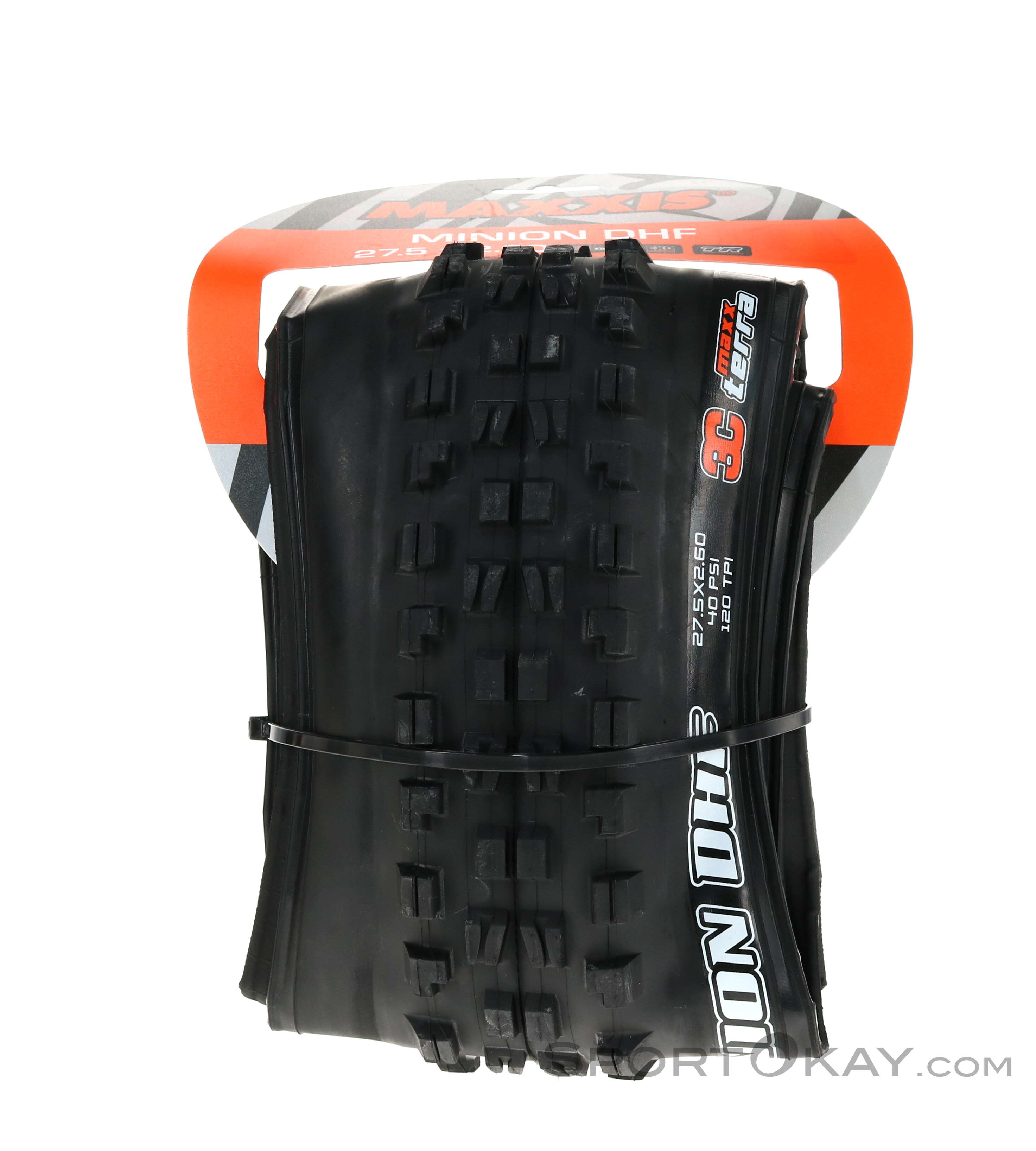 Maxxis Minion DHF+ WT MaxxTerra EXO TR 27,5+ x 2,60 Tire, Maxxis, Black, , Unisex, 0169-10067, 5637702055, 4717784032795, N1-01.jpg
