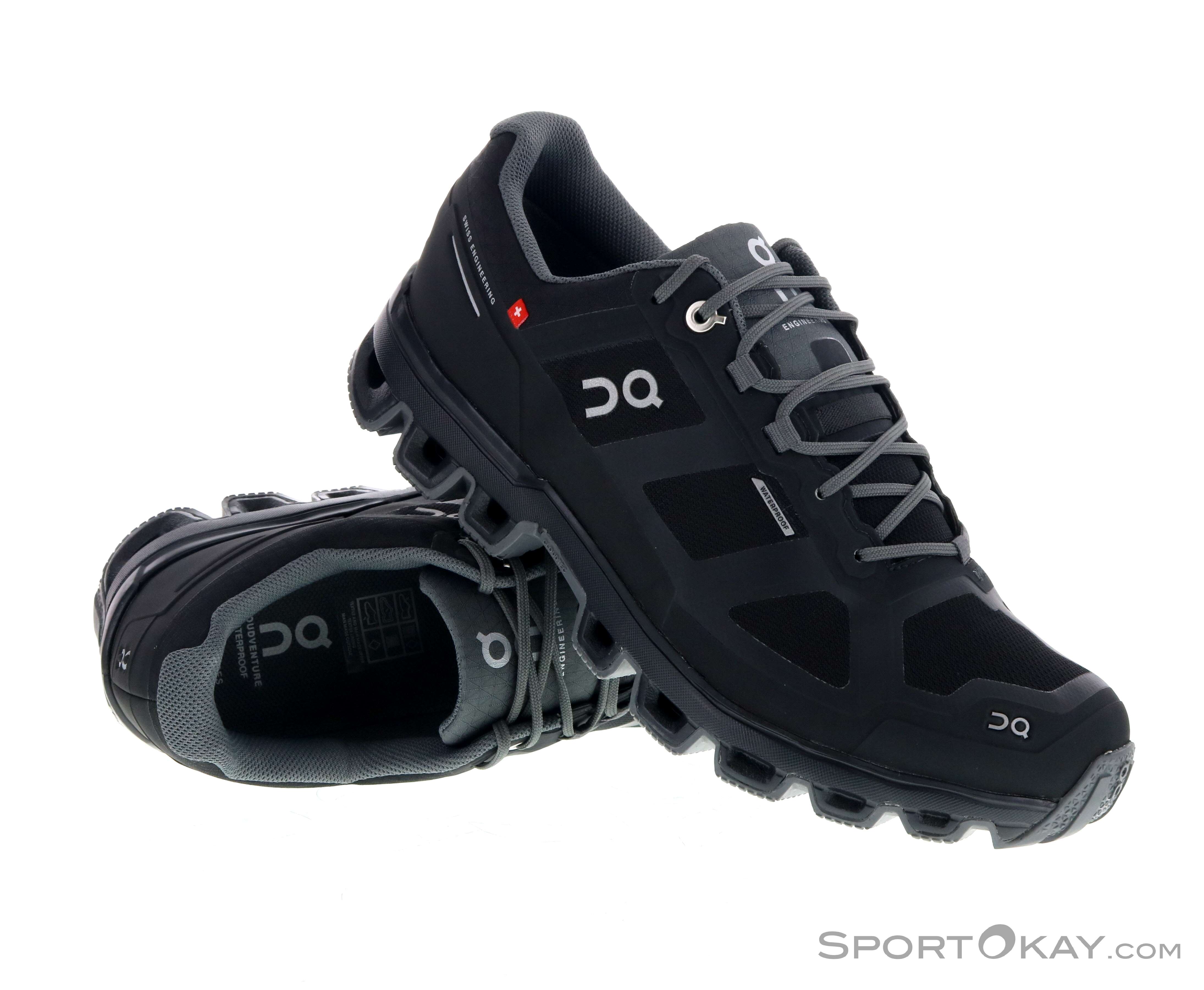 靴 on Cloudventure Waterproof On Cloudventure Waterproof Mens Trail Running Shoes - Trail