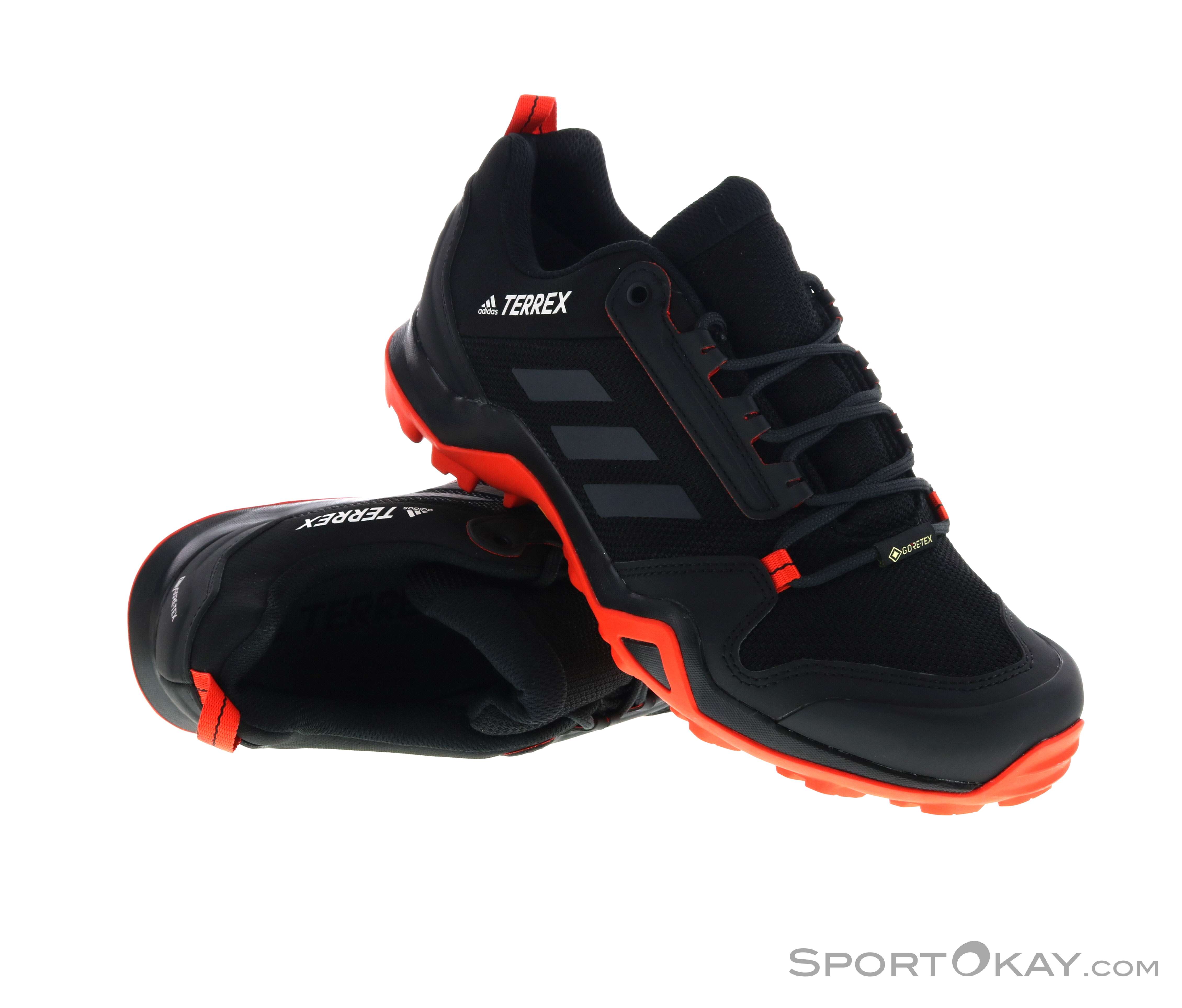 adidas Terrex AX3 GTX Mens Hiking Boots Gore-Tex - Trail Running Shoes -  Running Shoes - Running - All