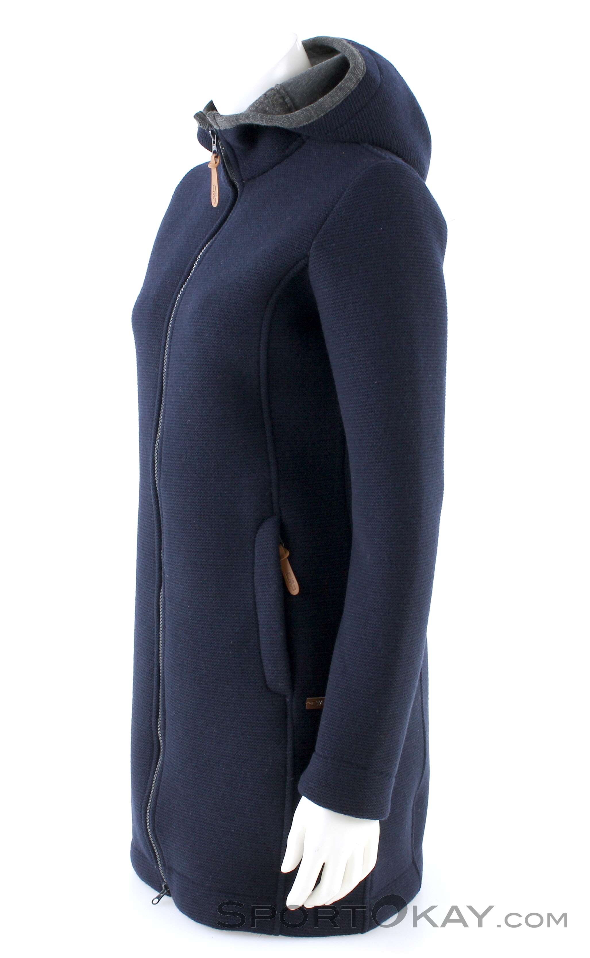 Cmp Wooltech Cmp Wollfleece CMP Parka Fix Hood Damen Mantel Jacken