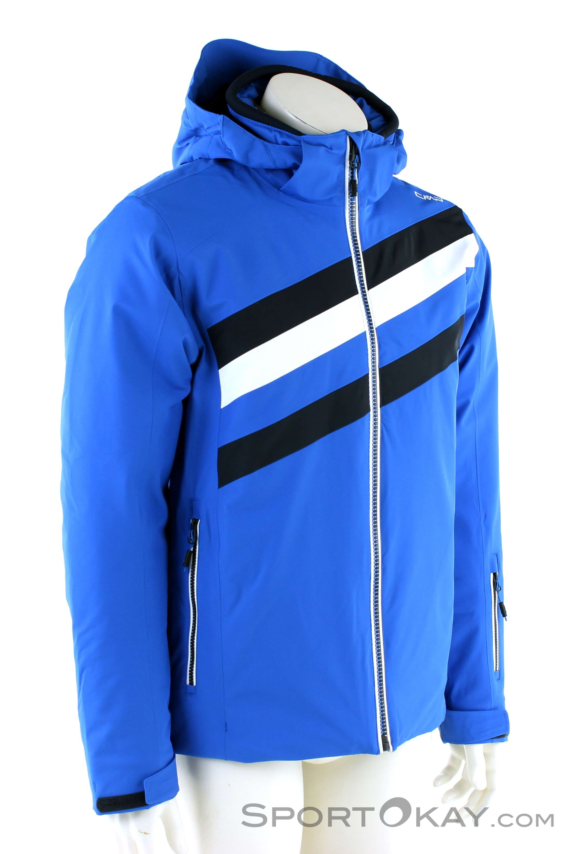 CMP Herren Jacke Mit Zip Hood – Ski-Jacke Wasserdicht & Warm Mit Abnehmbarer Kapuze