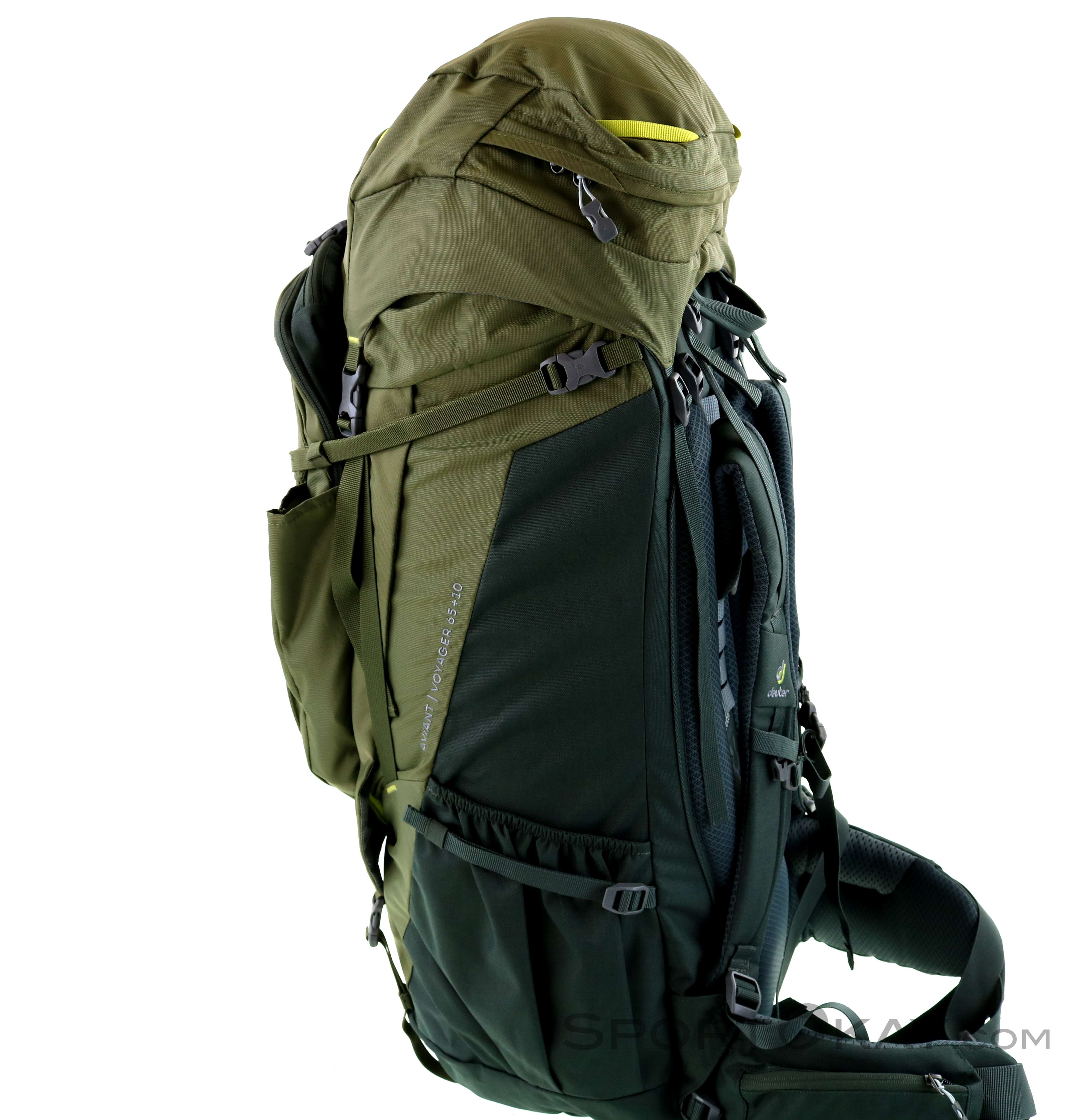 deuter aviant voyager 65+10 l backpack Travel in which the entire backpack can be stored Deuter Voyager 65 10: The