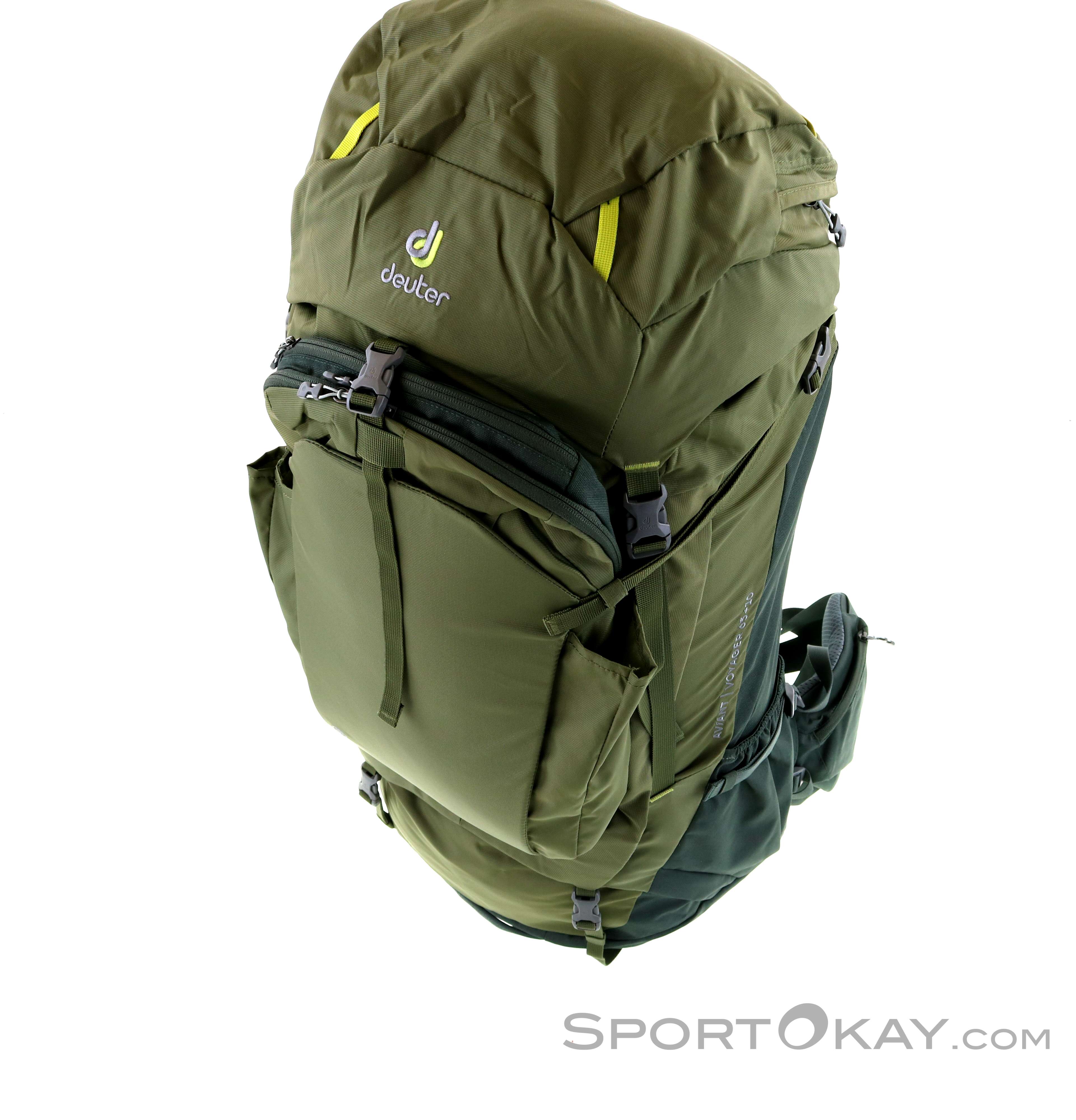 deuter aviant voyager 65+10 l backpack Unisex Ascender 7 Bicycle (pack of 1) : Electronics adjustable and equipped with internal and external zippered pockets for small items Wilderness Supply - Deuter Aviant