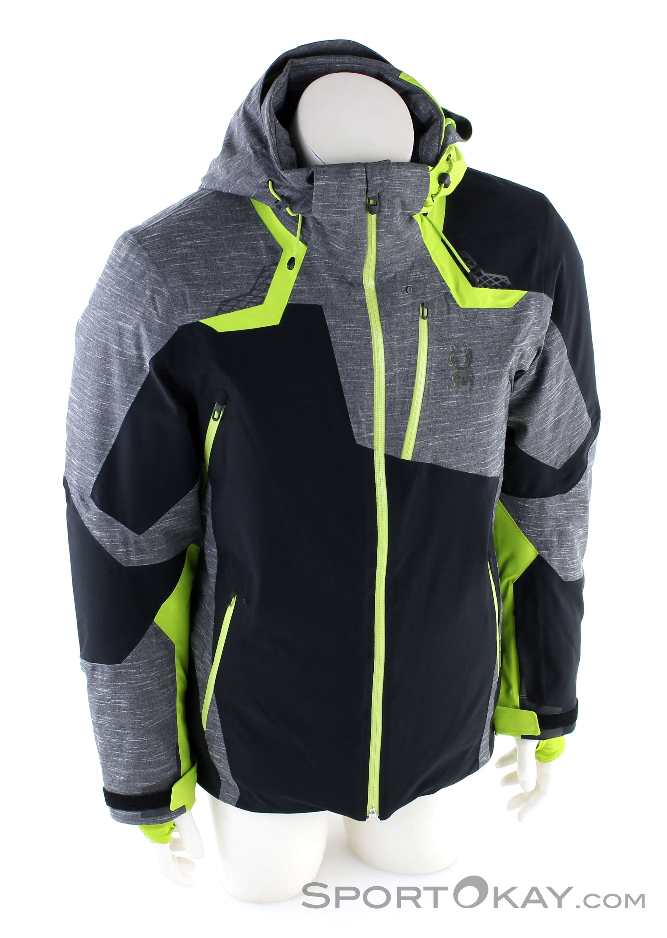 Ski Jacket Manor Skijacken Herren Spyder Skijacke Gore Tex Spyder Leader  GTX Jacket Mens Ski Jacket