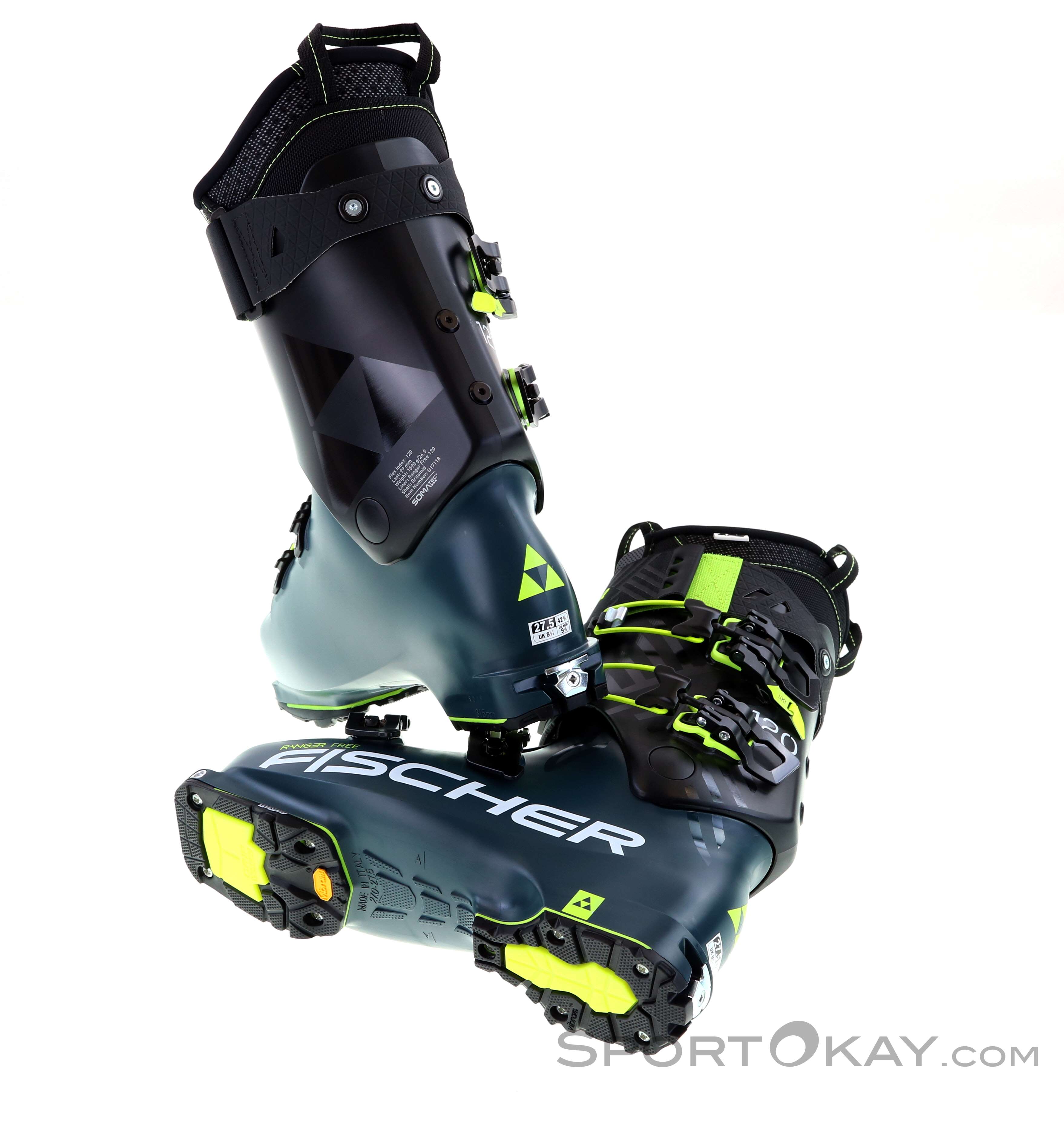 FISCHER  RANGER FREE120
GRIP WALK 26.5㎝ Fischer Men's Ranger Free 120 Ski Boots - Powder7