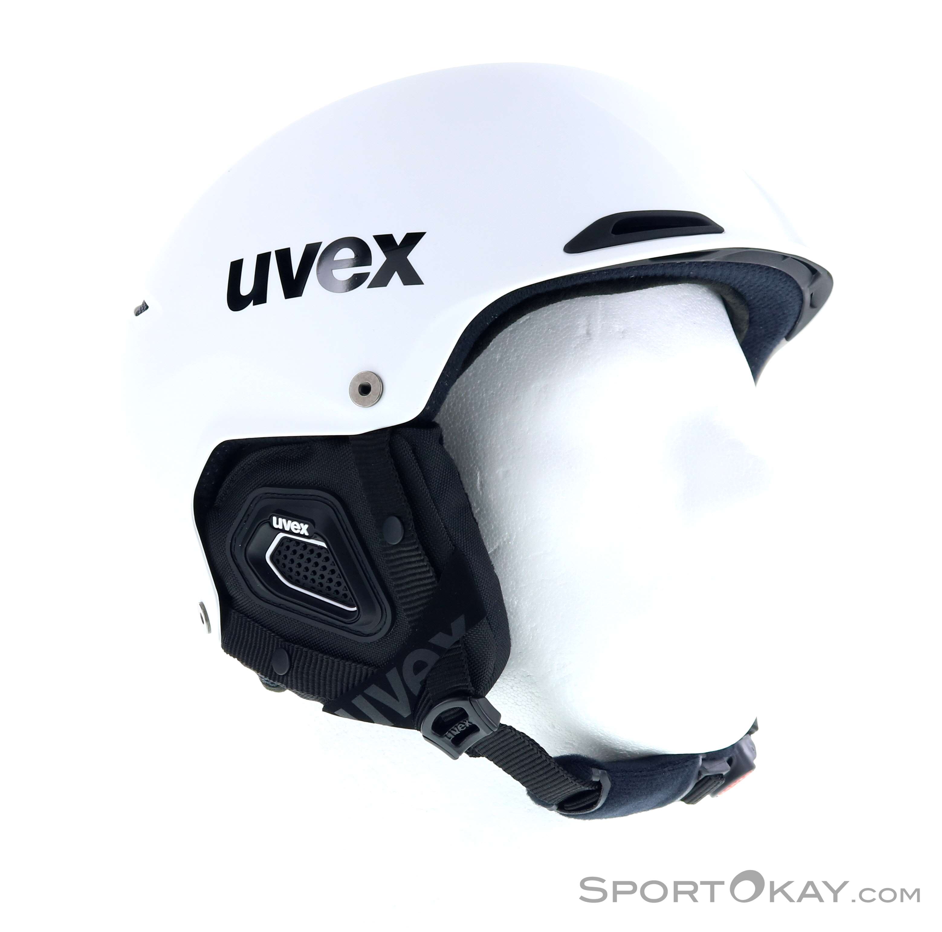 スキー UVEX JAKK+ SL 59-61cm UVEX SKI HELMET JAKK+ IAS FIERCE RED MATT - Foothills Ski Life