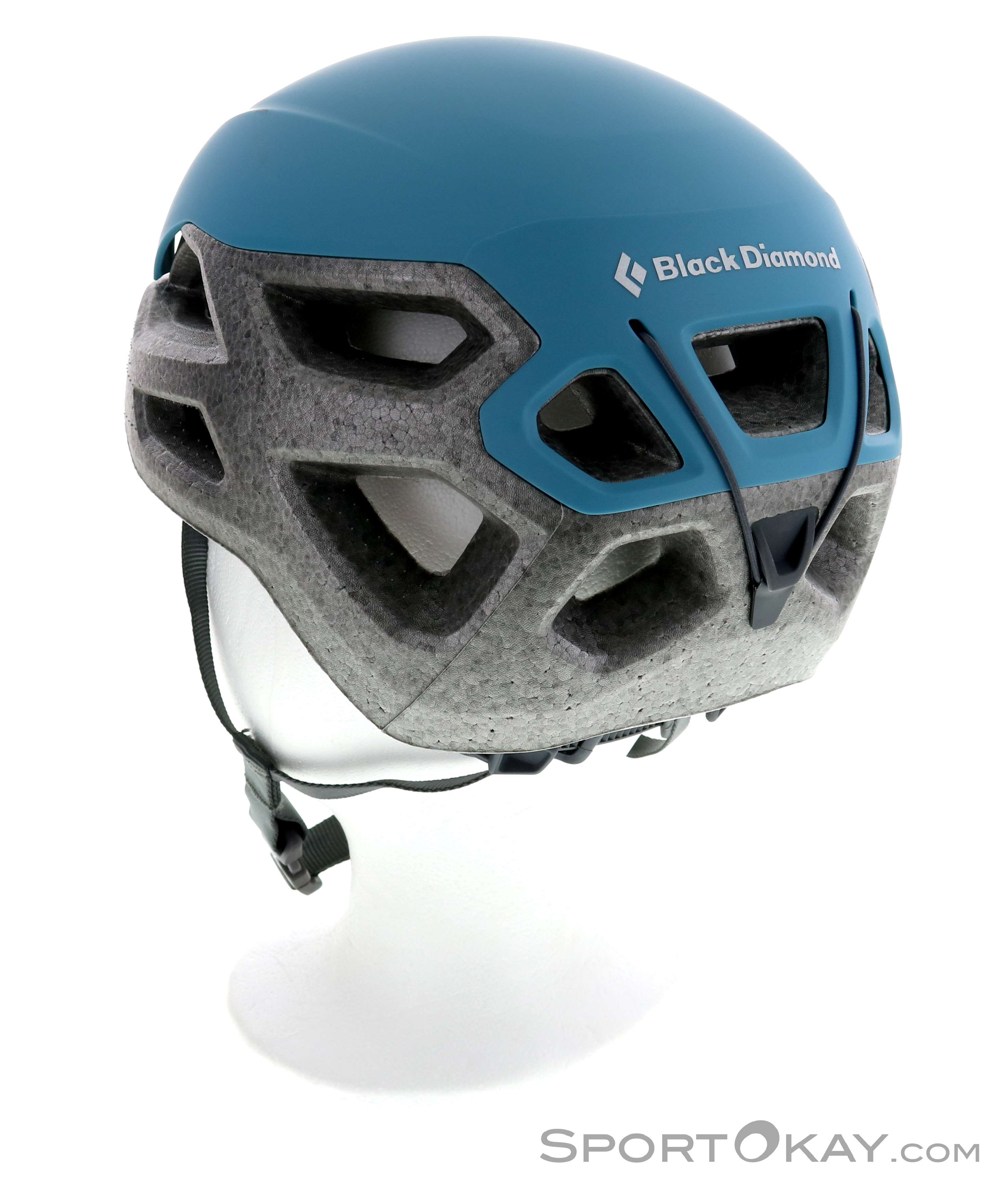 Casque D'Escalade Black Diamond Half Dome – M/L, Gris, Coque Polycarbonate, Mousse EPS, Tour De Tête Réglable