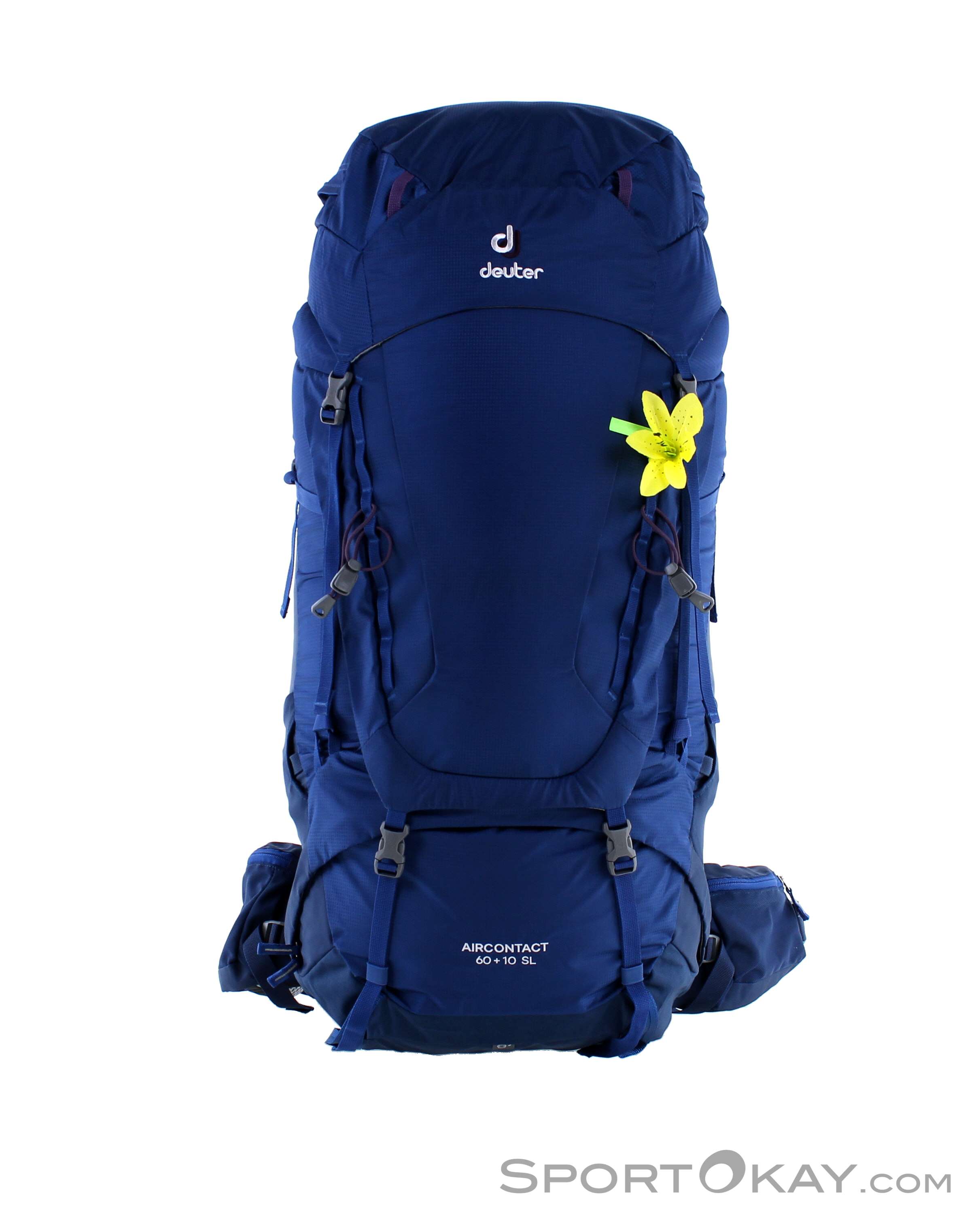 deuter aircontact lite 60 10 sl women's trekking backpack ACT 60+10 Womens Pack Rental and the external aluminum Y Deuter Aircontact 60+10 SL Women's
