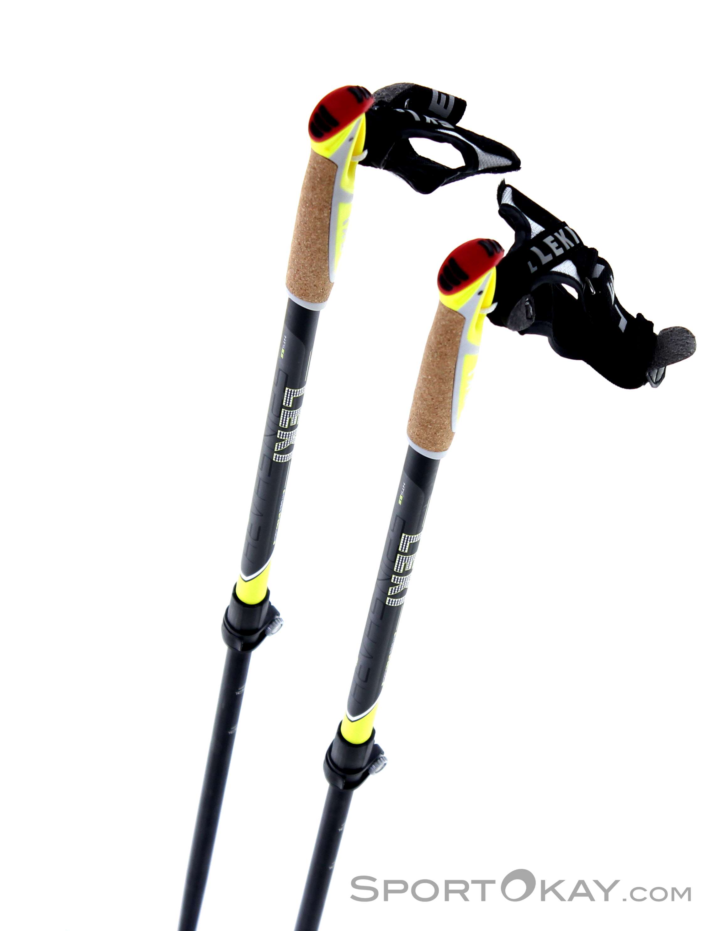 Nordic Walking Poles Bâtons Marche LEKI Spin Shark SL - Réglables