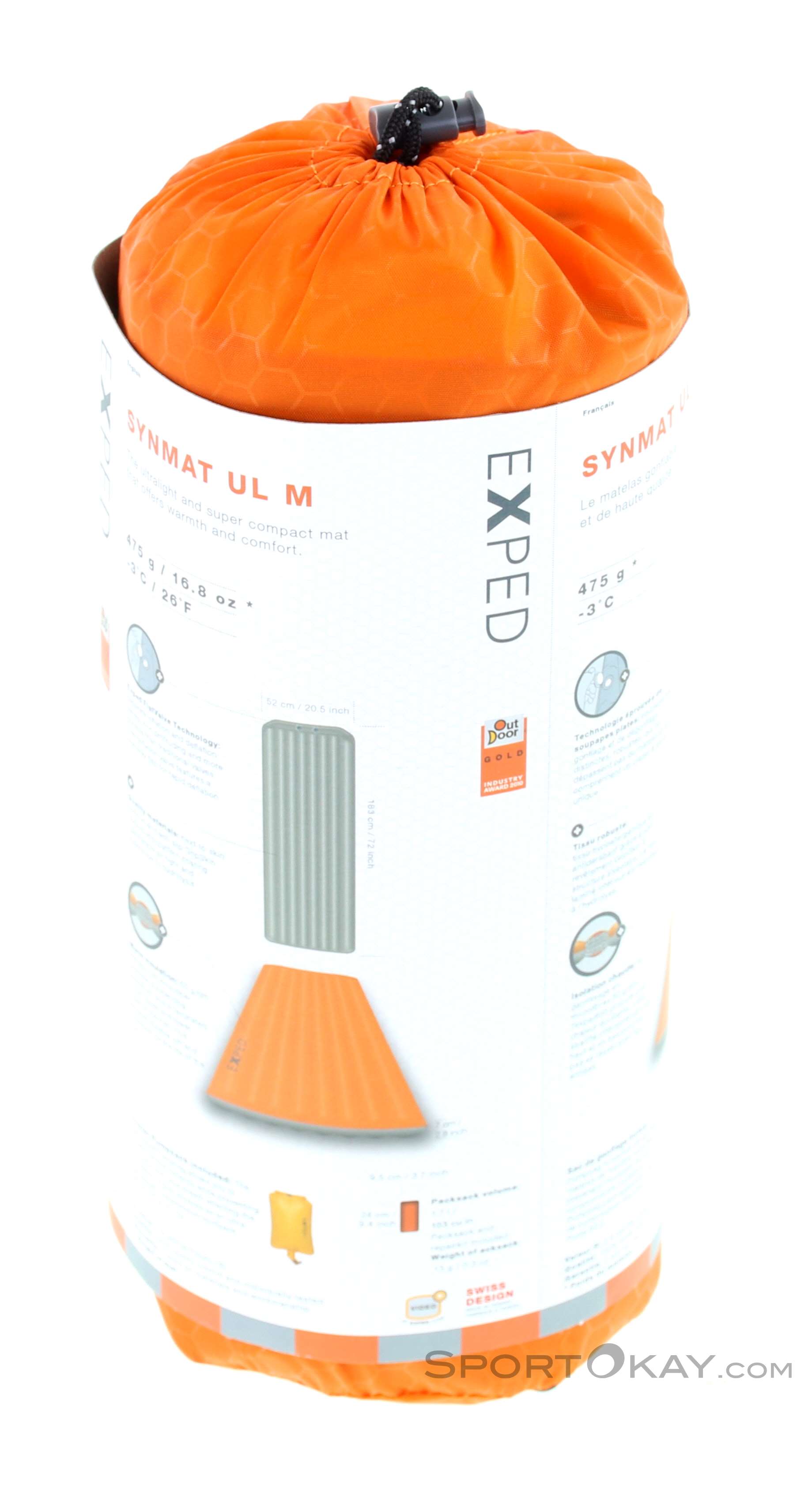 Exped SynMat UL M 183x52cm Sleeping Mat - Mats - Camping - Outdoor