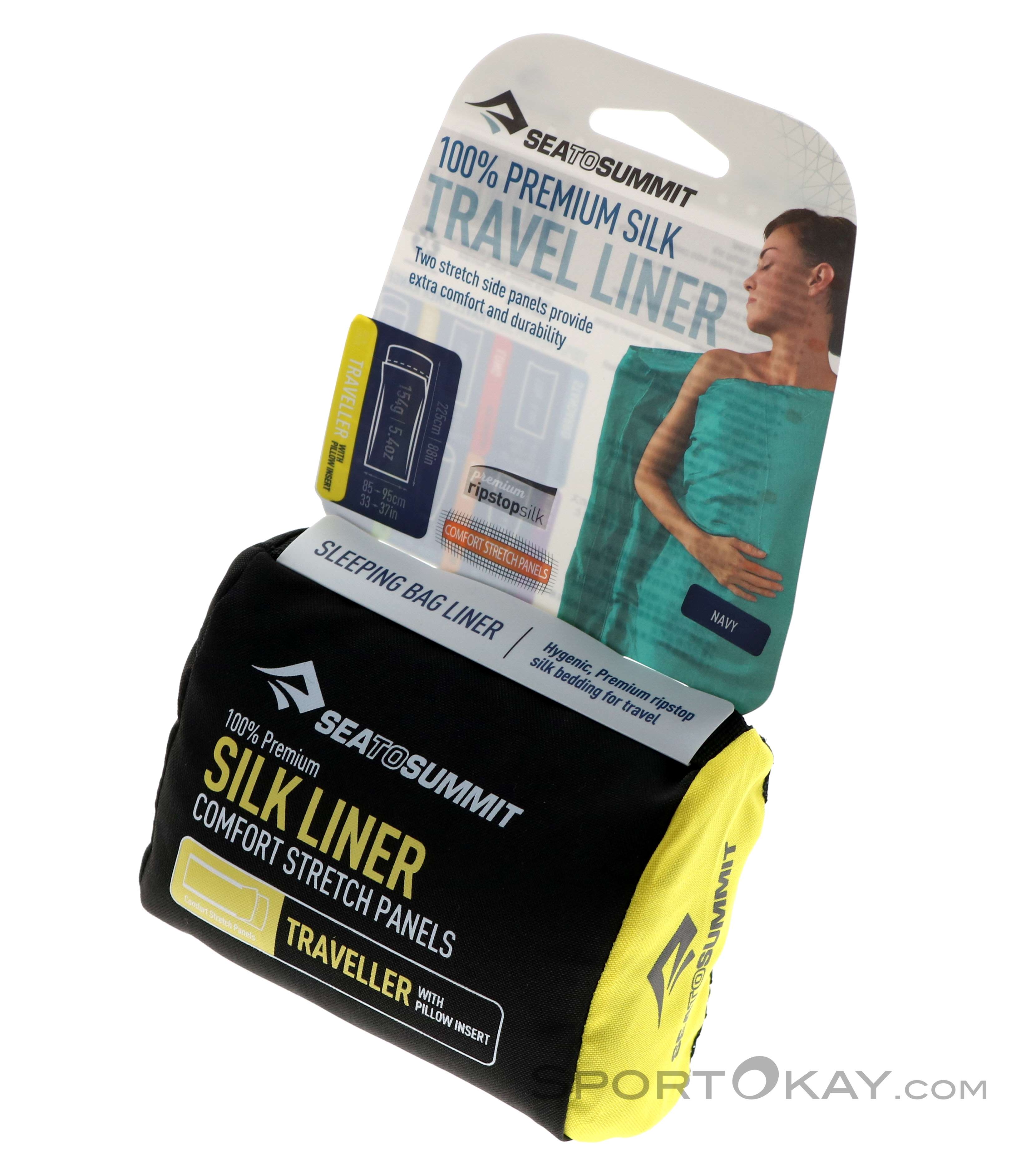 Sea to Summit Silk Liner Traveller Inlet de seda - Sacos de