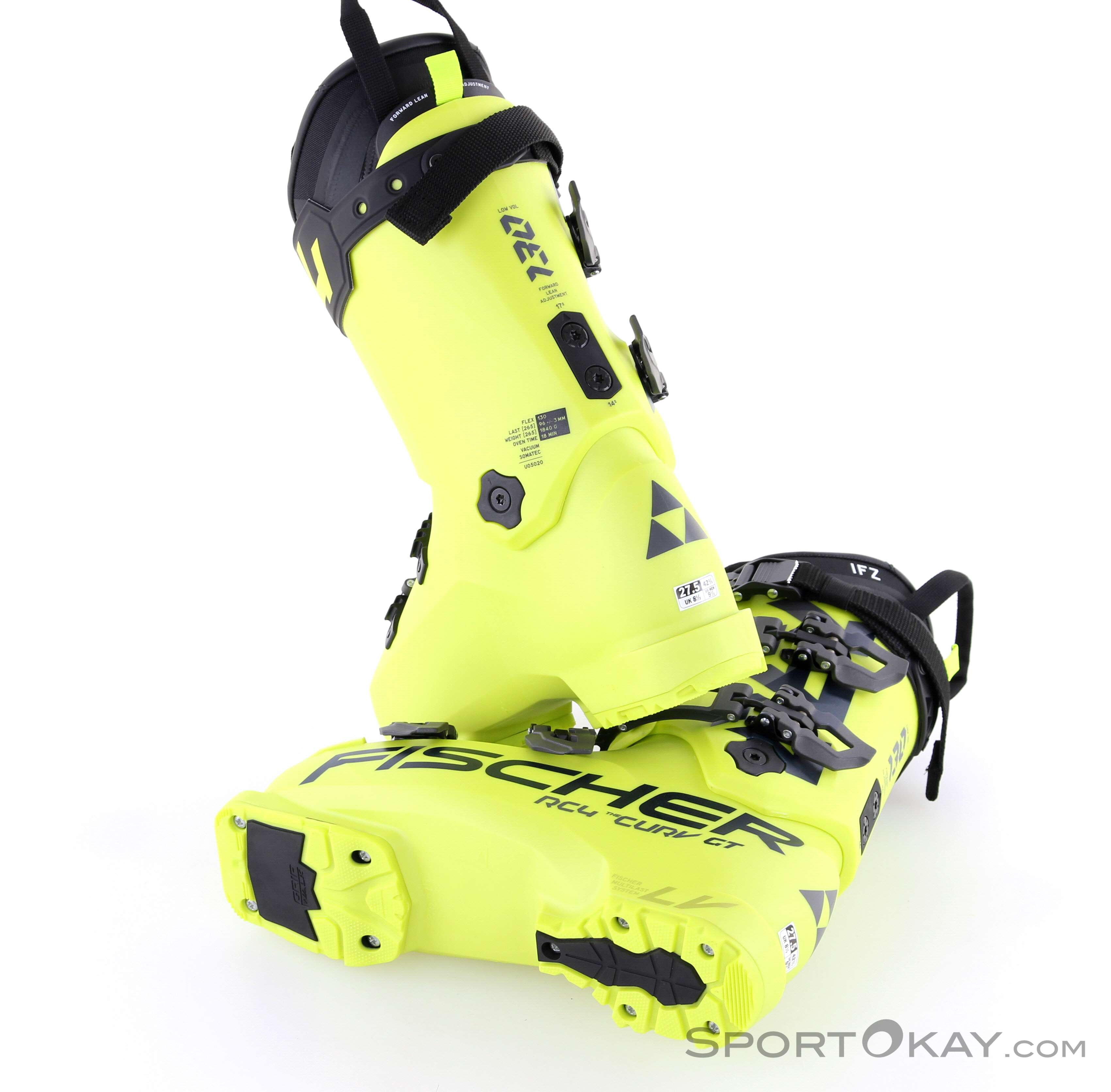 Fischer RC4 The Curve GT 130 VAC GW LV Mens Ski Boots - Alpine Ski