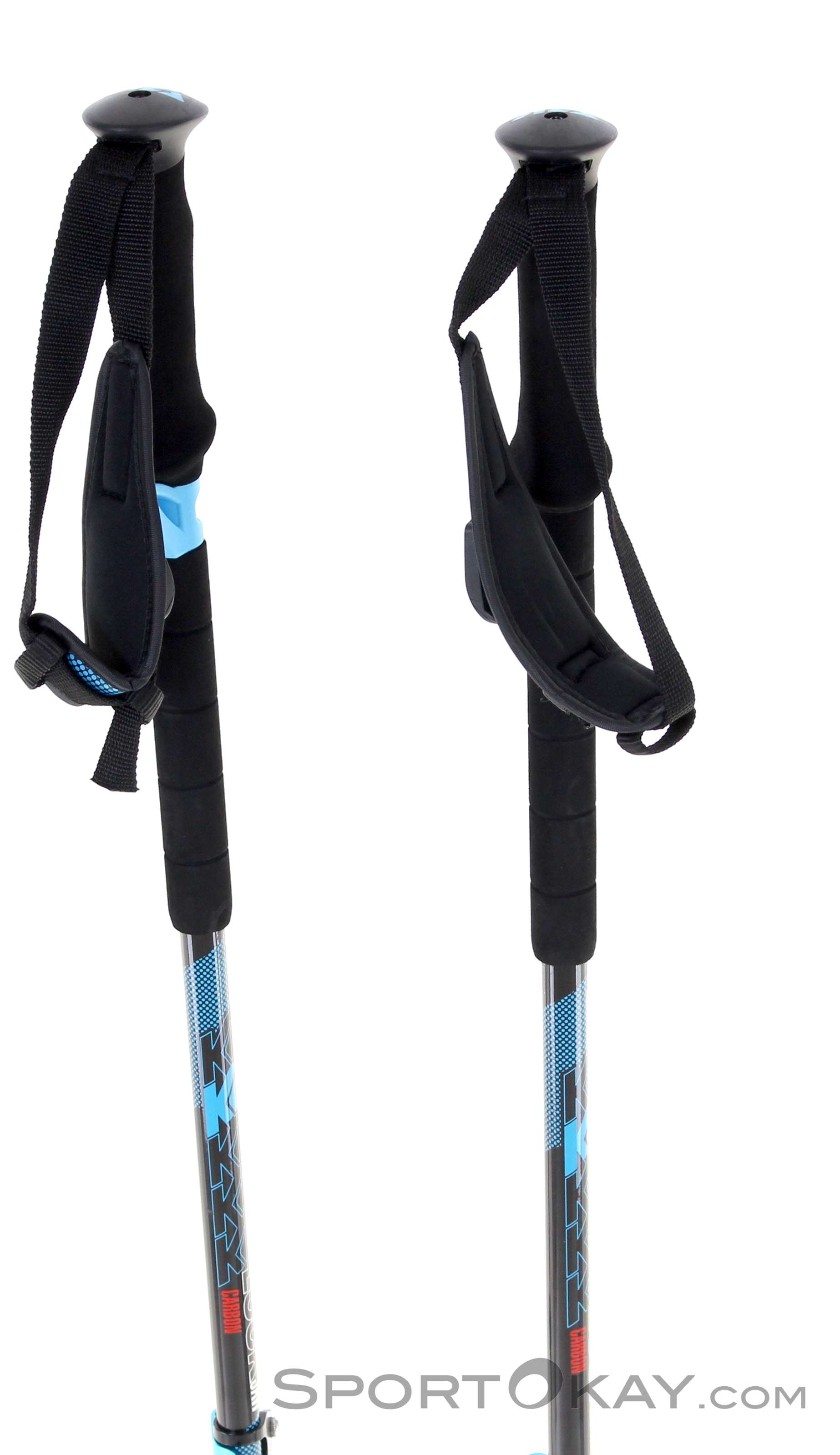 K2 Lockjaw Carbon Ski Touring Poles - Telescopic Poles 2 Pcs - Ski