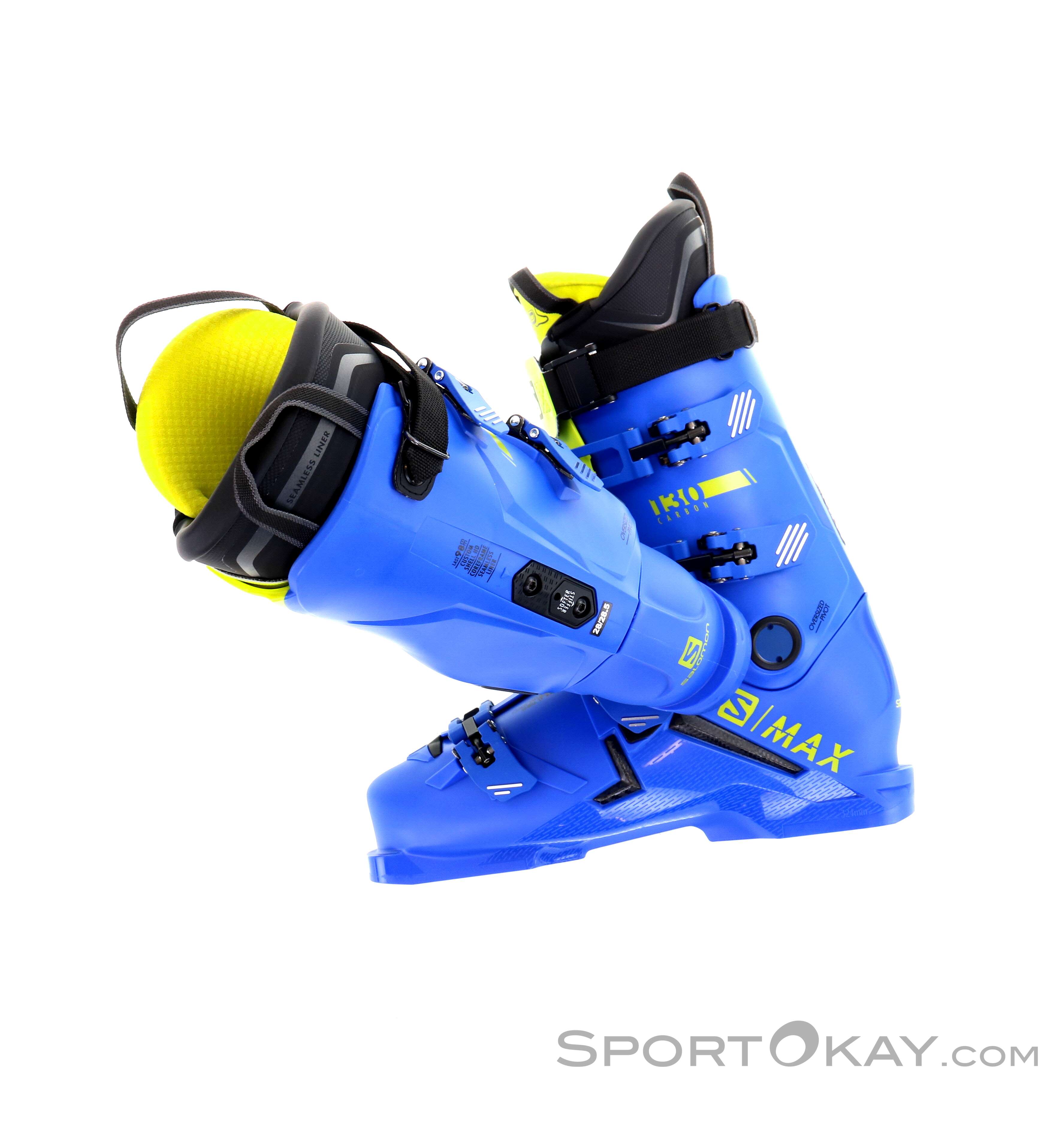 Salomon S/Max 130 Carbon Mens Ski Boots - Alpine Ski Boots - Ski