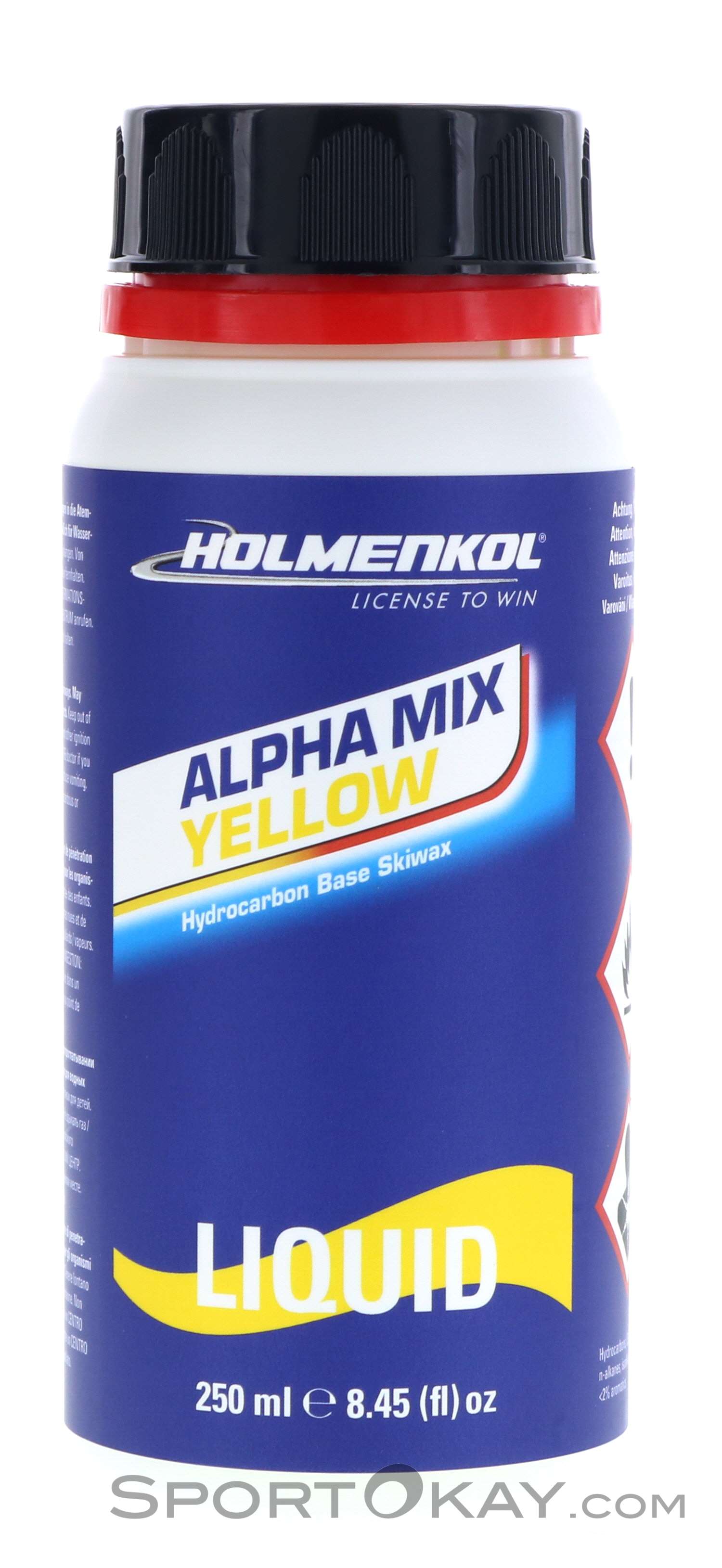 Ski Waxing Kit Holmenkol Alphamix Yellow Base Wax - 150g Tube, For