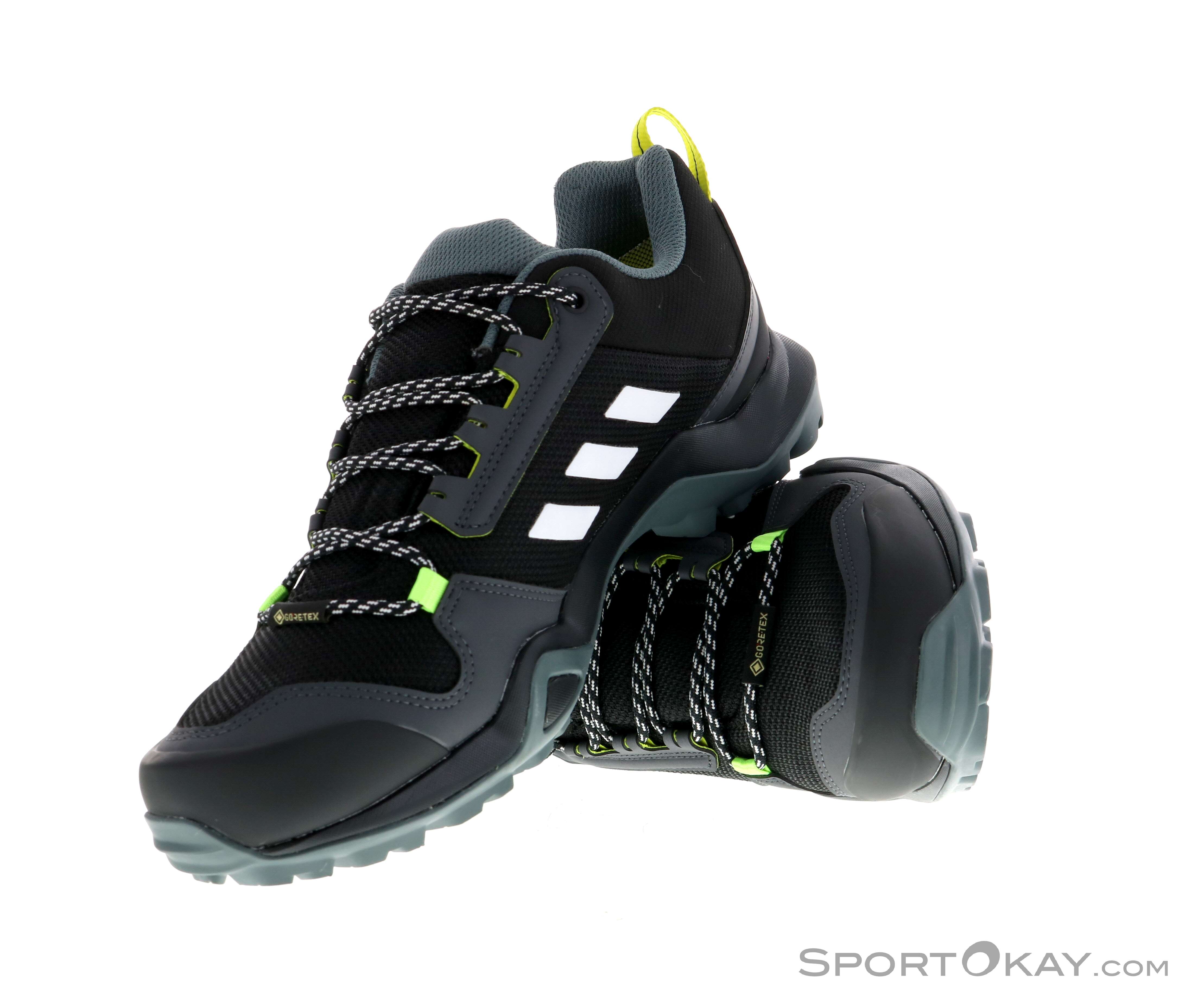 adidas Terrex AX3 GTX Mens Trekking Shoes Gore-Tex - Trekking Shoes - Shoes  \u0026 Poles - Outdoor - All