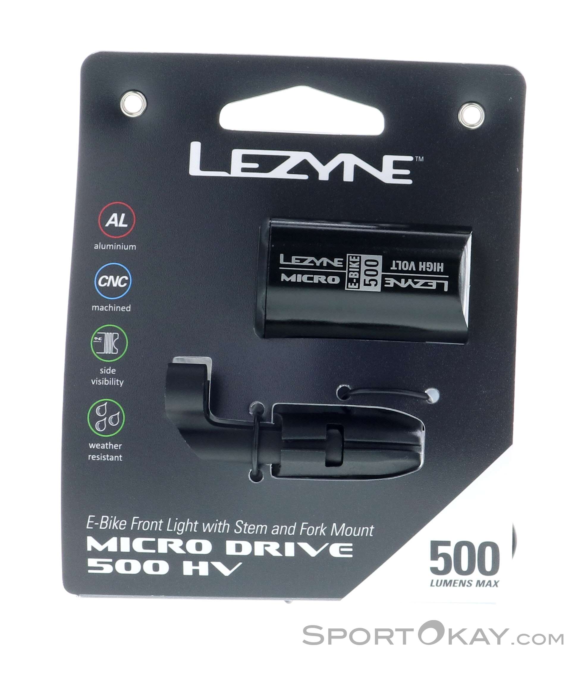 Lezyne Micro Drive 500 HV Bike Light Front Bike All