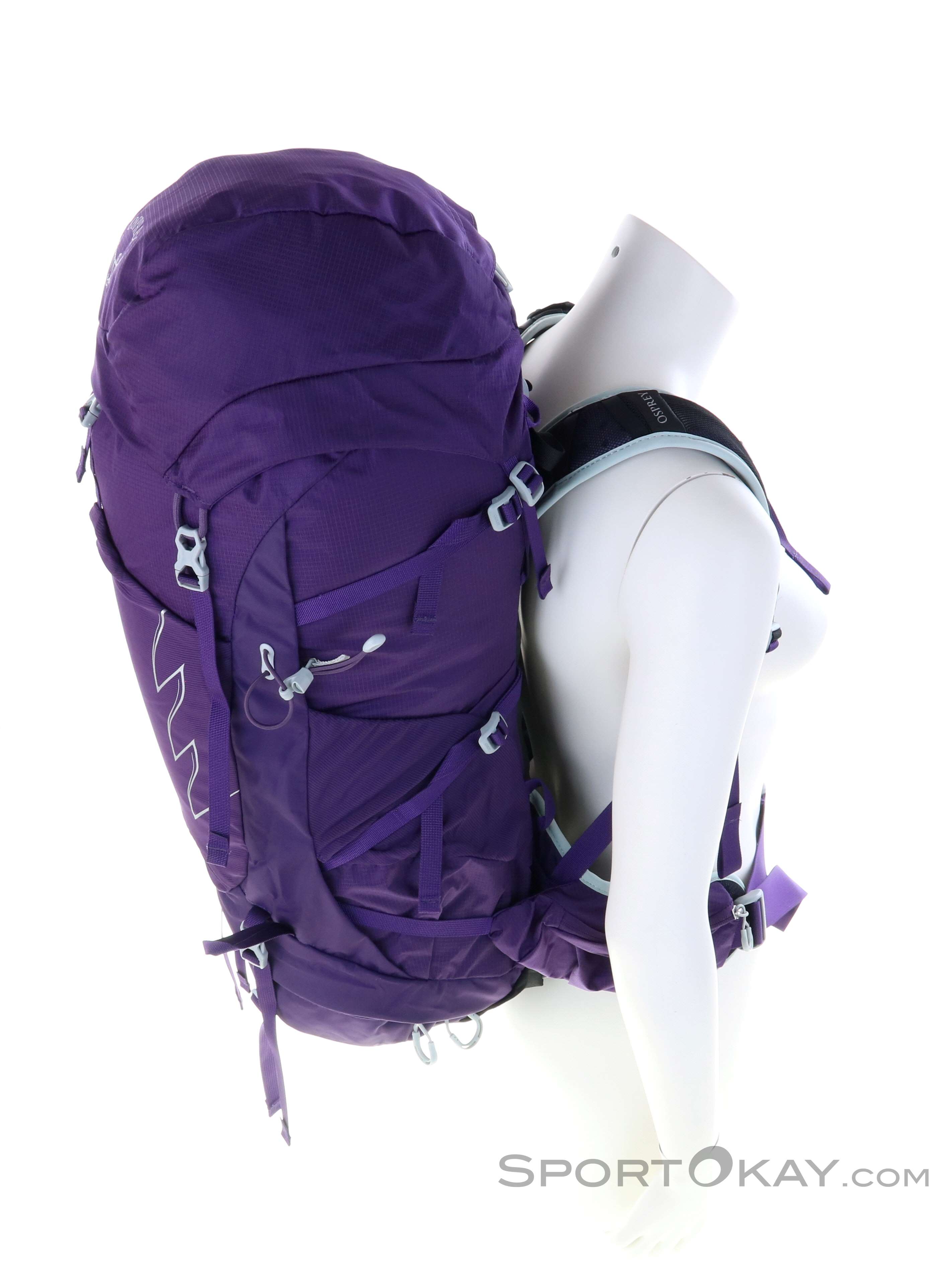 未使用品★OSPREY TEMPEST 40 パープルリュック　ザック OUTLET】テンペスト40 (バイオラックパープル M/L)(M/L バイオ