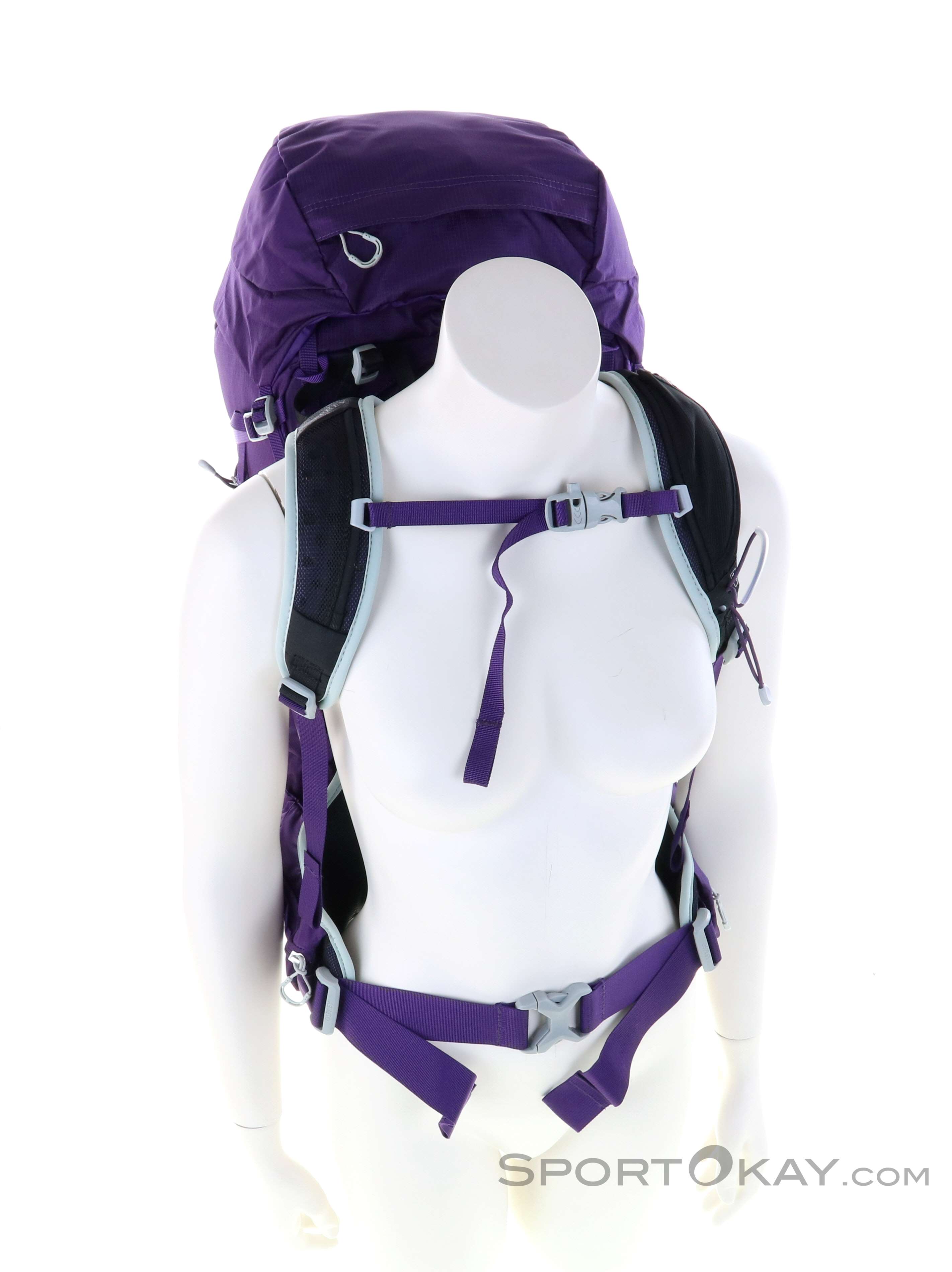 未使用品★OSPREY TEMPEST 40 パープルリュック　ザック OUTLET】テンペスト40 (バイオラックパープル M/L)(M/L バイオ