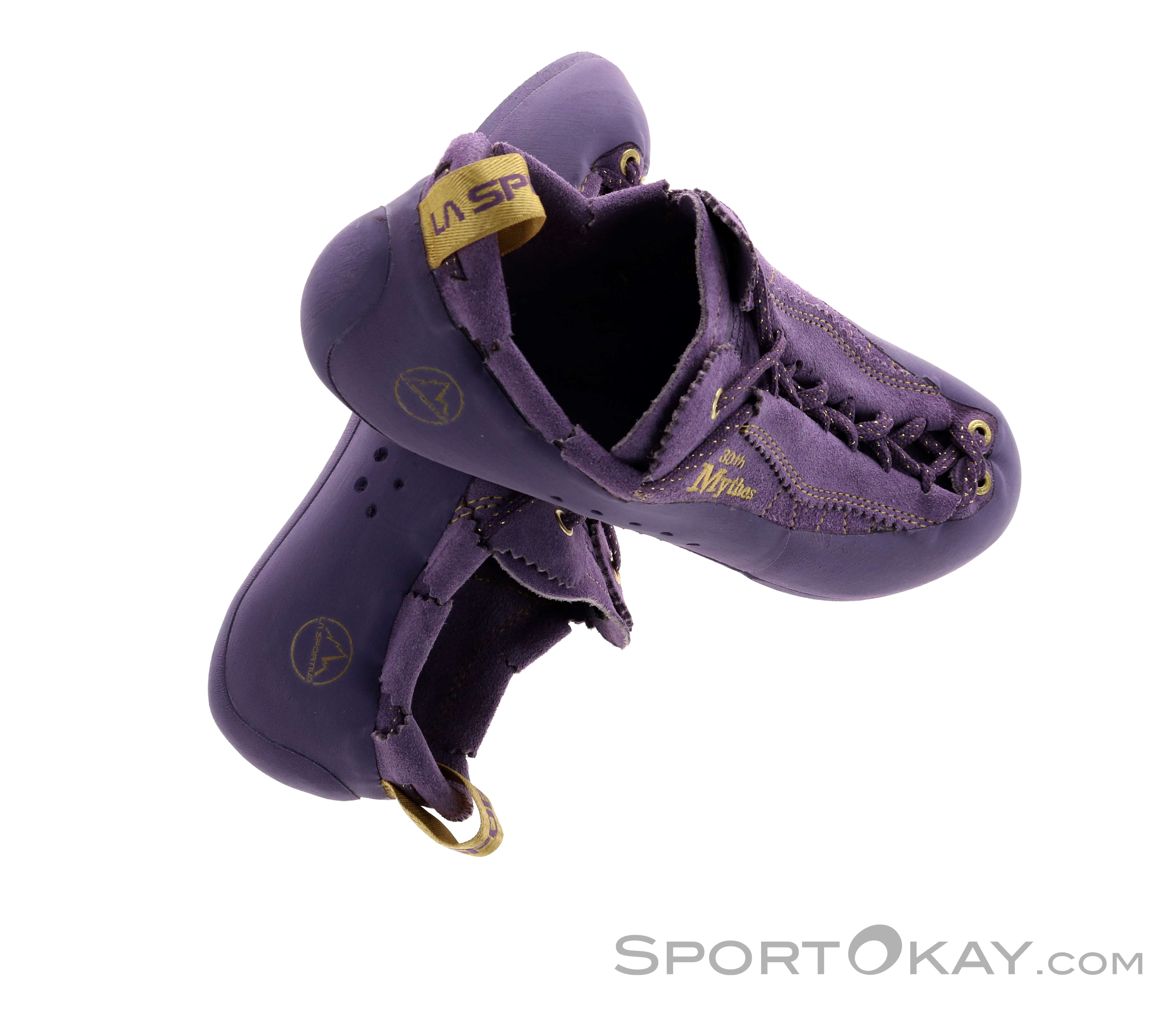 La Sportiva Mythos Men\'s 8 EU 41 Rock Climbing Shoes Purple Vintage Italy La Sportiva Mythos 30 TH Anniversary Mens Climbing Shoes  main image 4