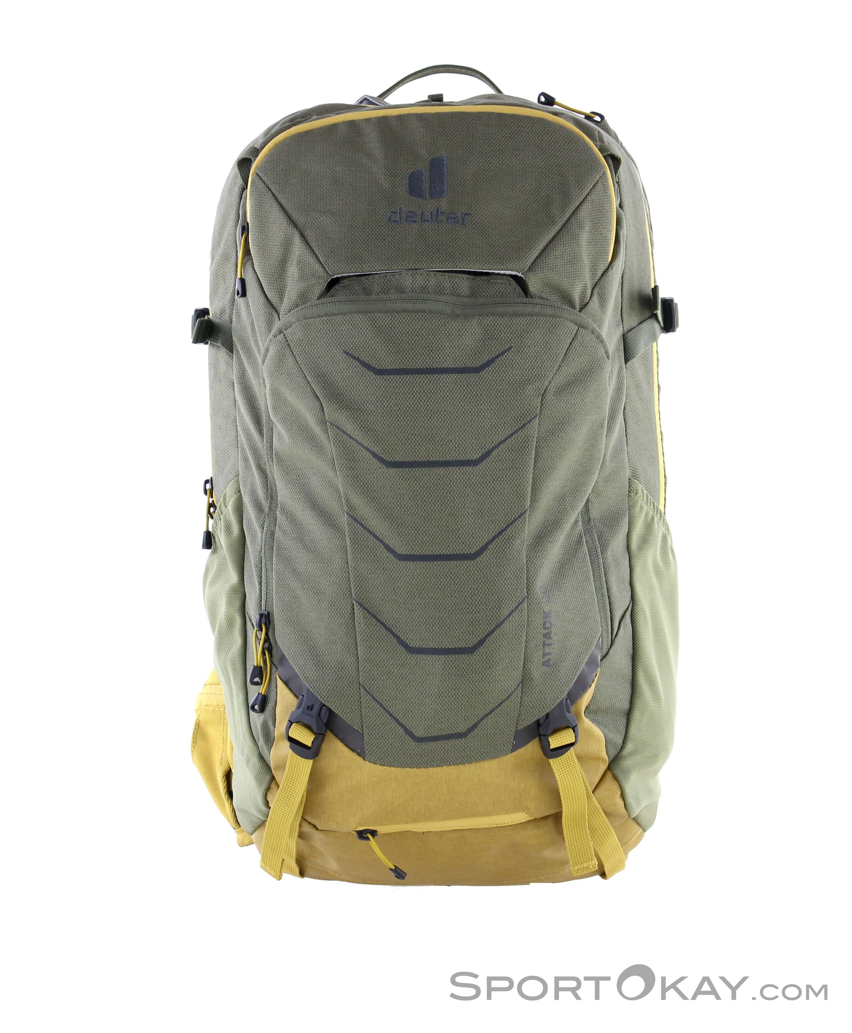 Deuter Attack 16 Sac à Dos Vélo Avec Protecteur Dorsal - Protection Certifiée Pour Trails Et VTT