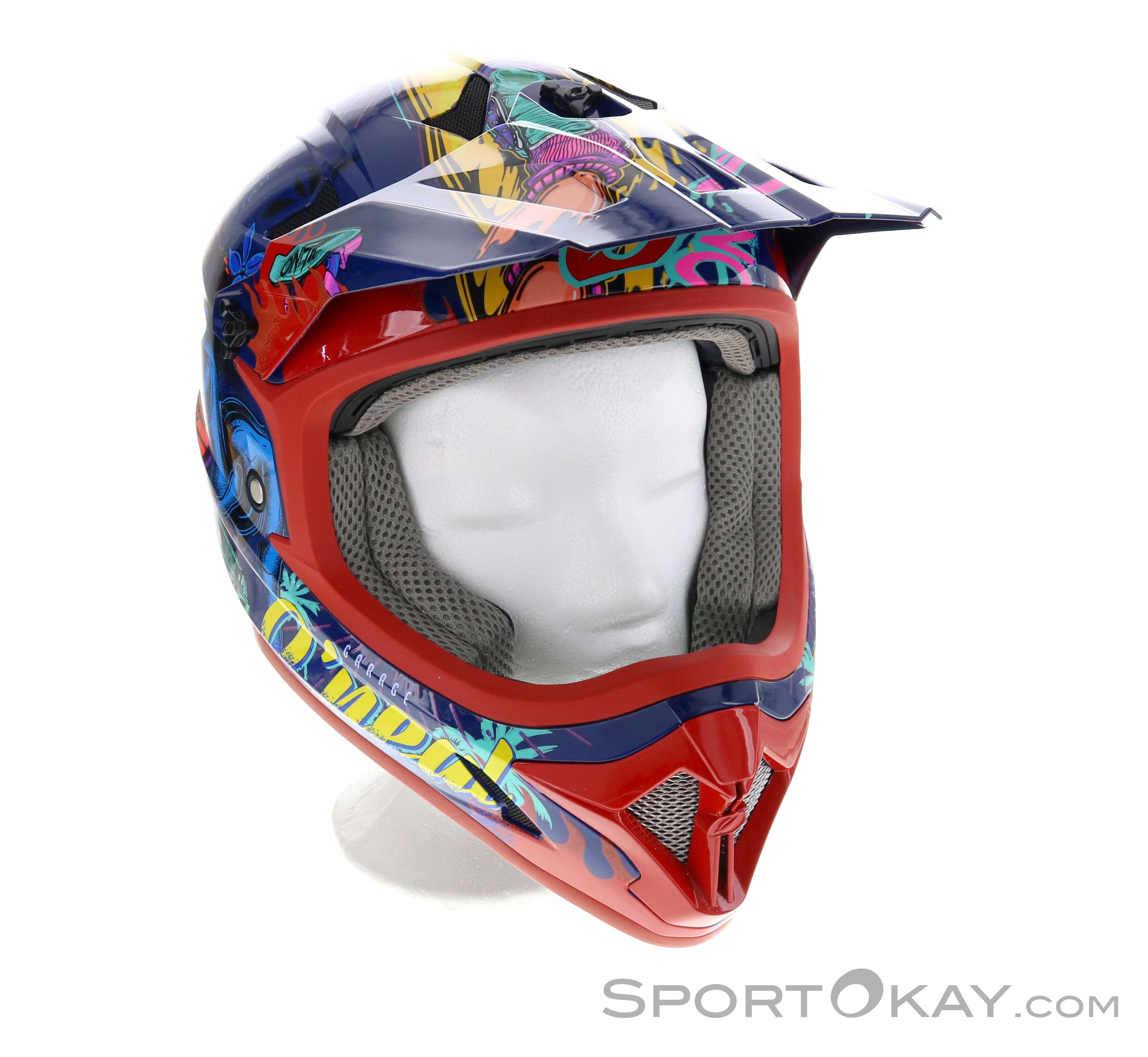 Casco MTB O'Neal Sonus Youth - Per Bambini, Taglia L, Nero, Sicurezza EN1078 - Foto 4
