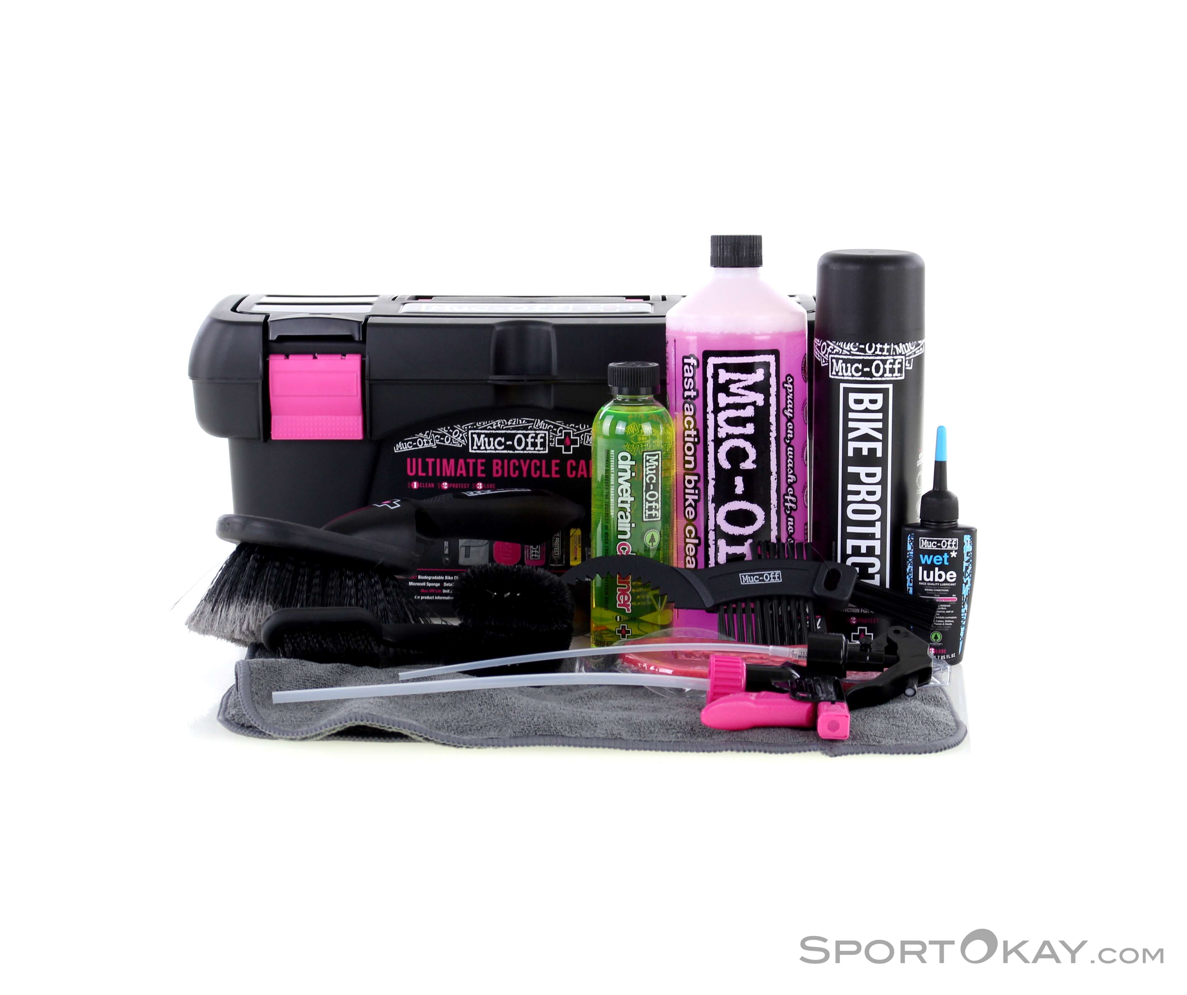 Muc Off Pit Kit 8-In-One Set de nettoyage - Nettoyage et entretien - Outils et entretien - Vélos - Tout