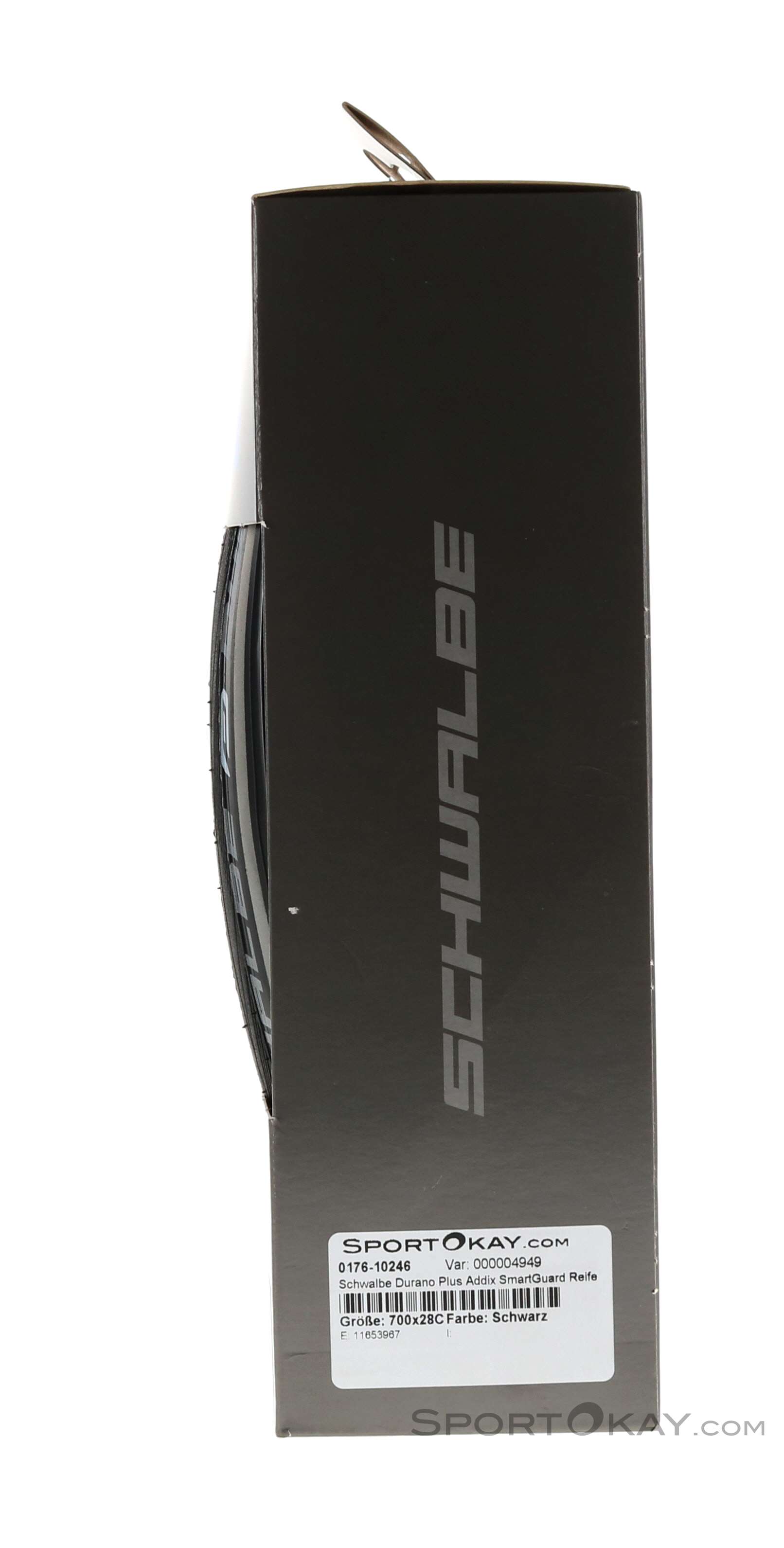 Buitenband 25-622 (700x25C) Schwalbe Durano Vouwband Zwart/Rood - F