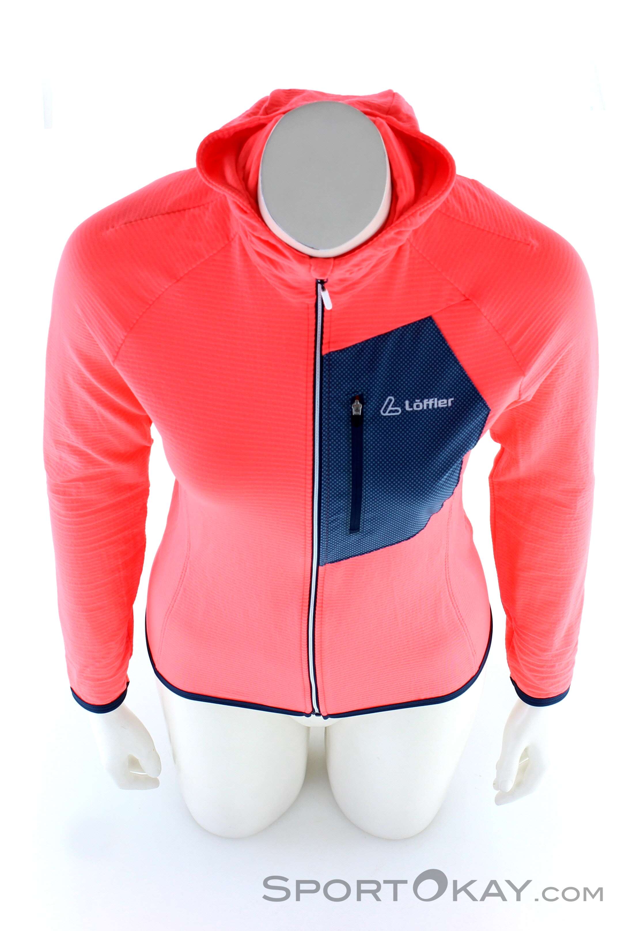 Löffler Hoody Aero Techfleece Women Sweater Ski Touring Sweaters